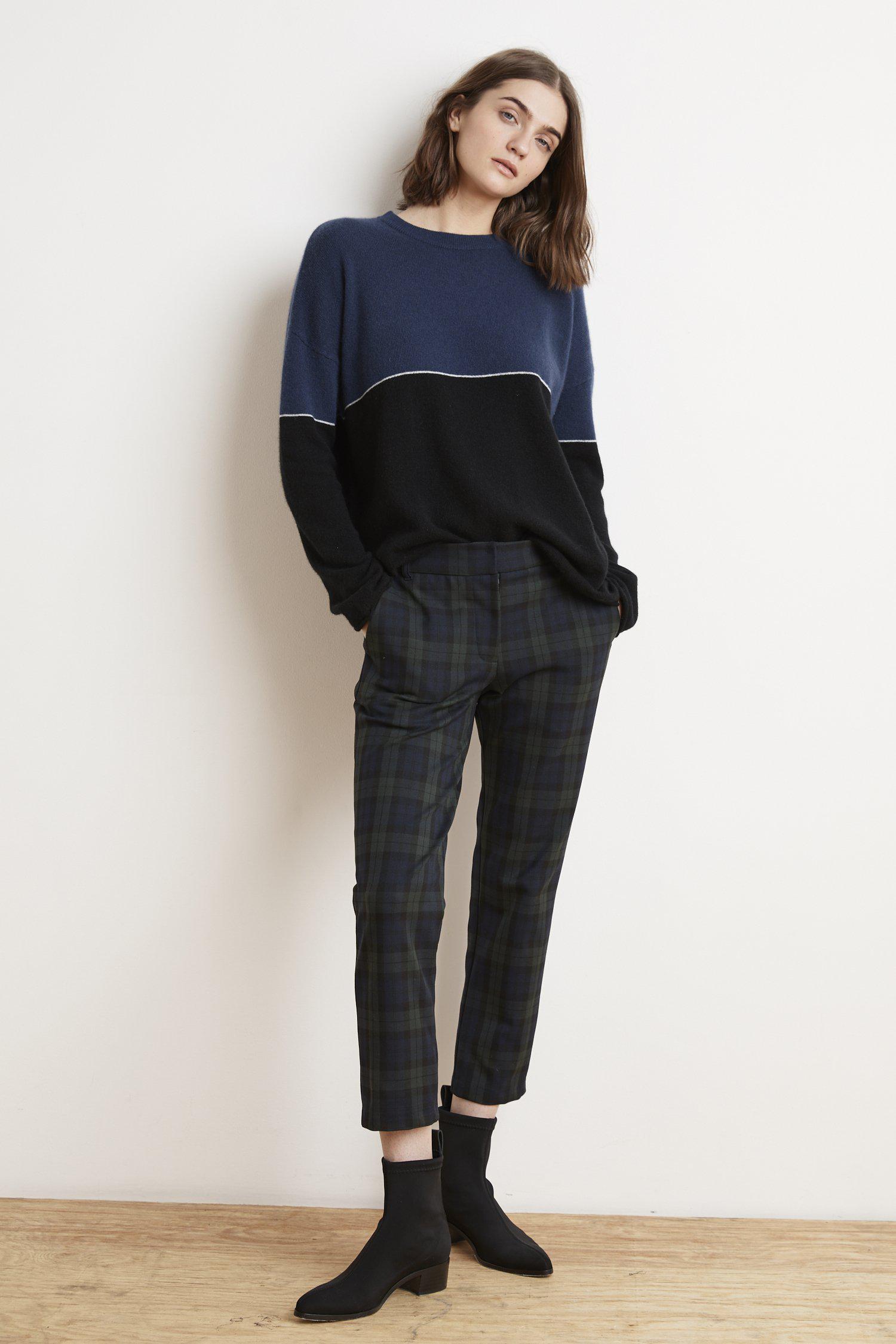 mango plaid pants