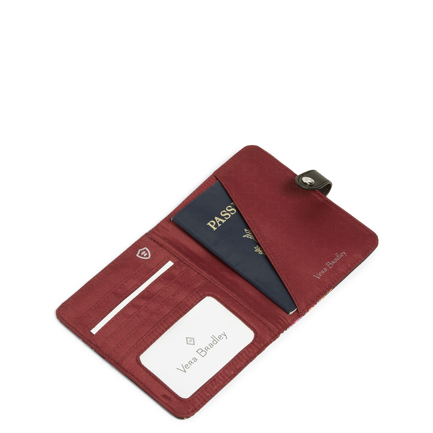 Vera Bradley Synthetic Midtown Rfid Passport Wallet Lyst