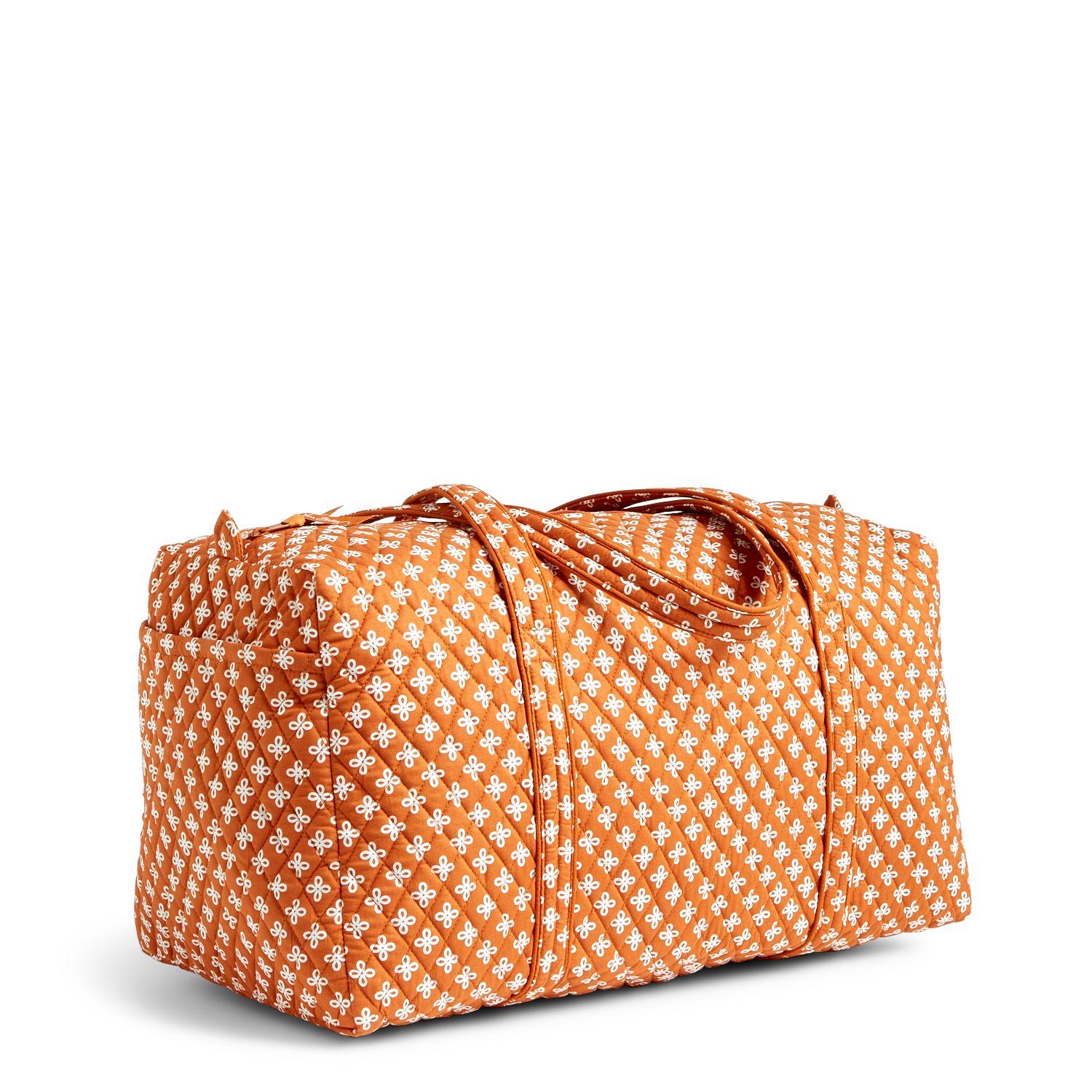 Vera Bradley Collegiate Large Duffel Bag Travel Bag in Orange Lyst