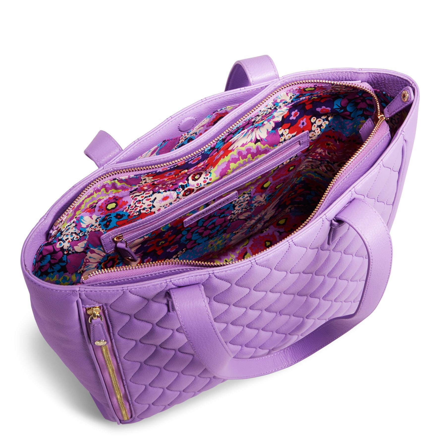 vera bradley purple tote