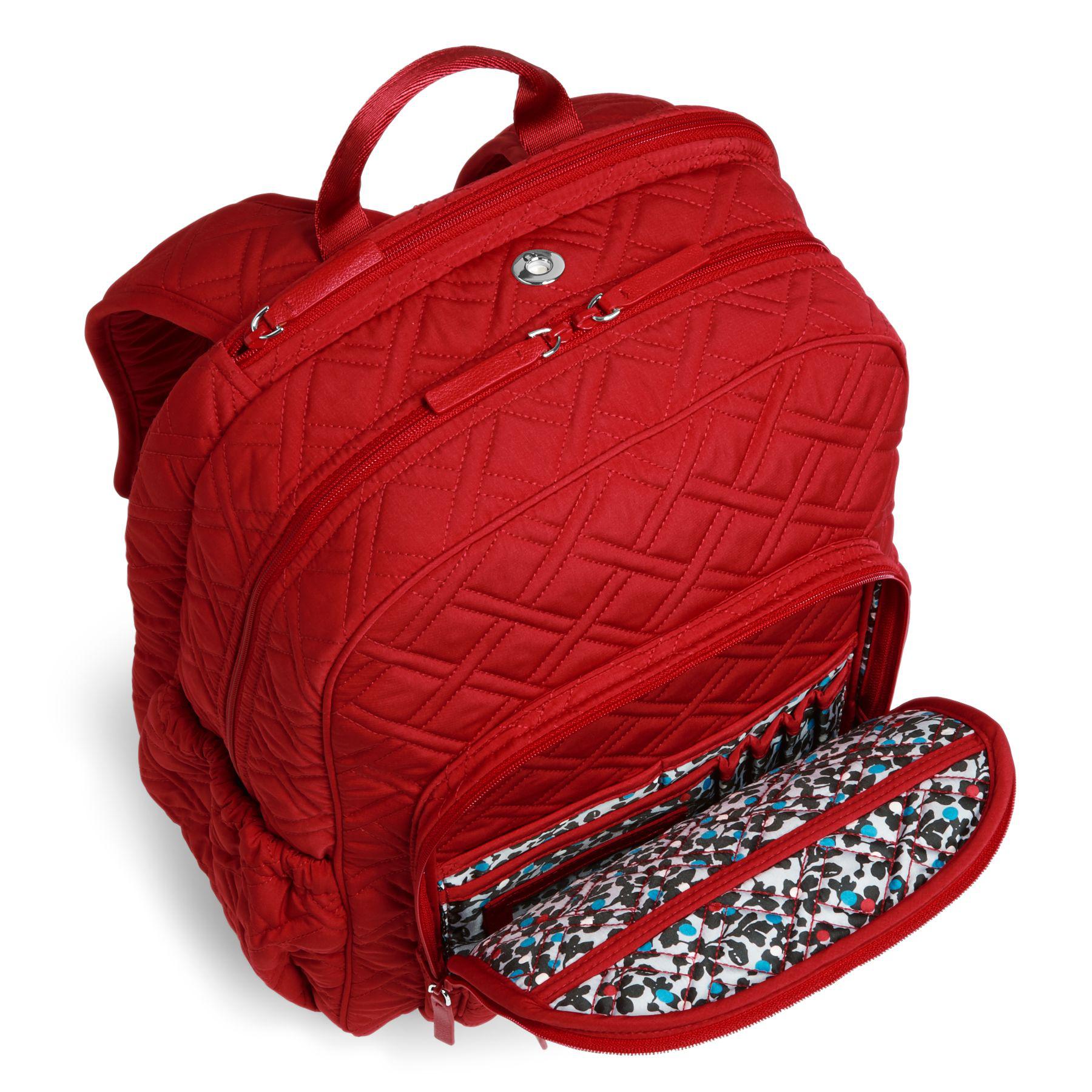 vera bradley red backpacks