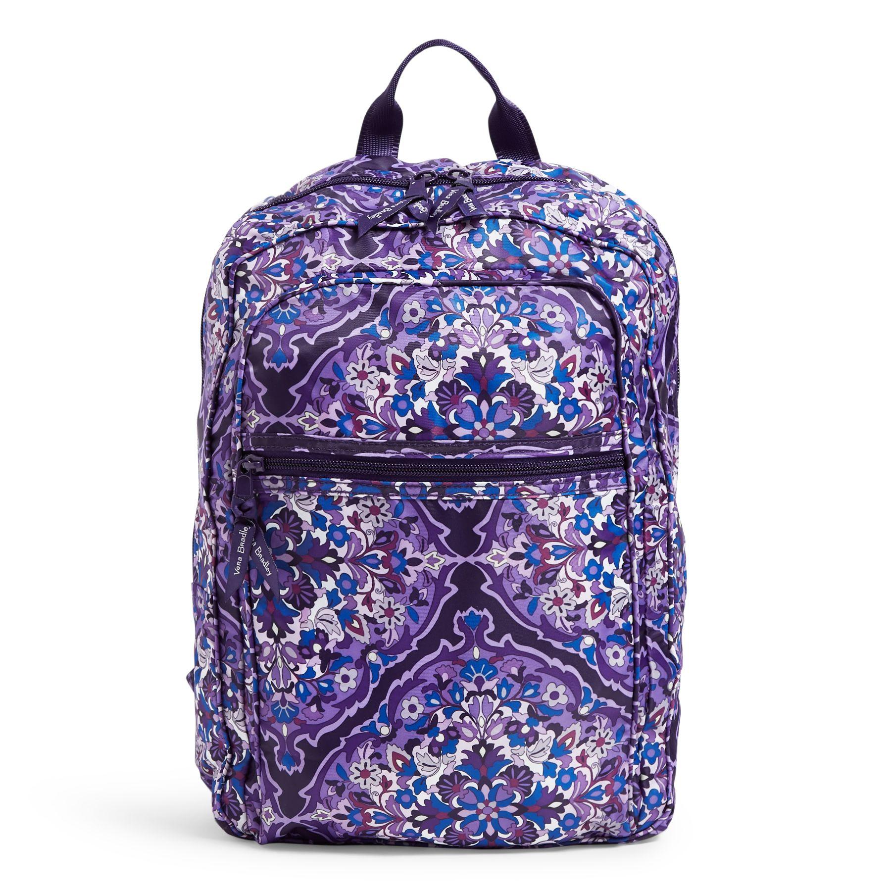 Vera Bradley Synthetic Packable Backpack in Lavender Dandelion (Purple) Lyst