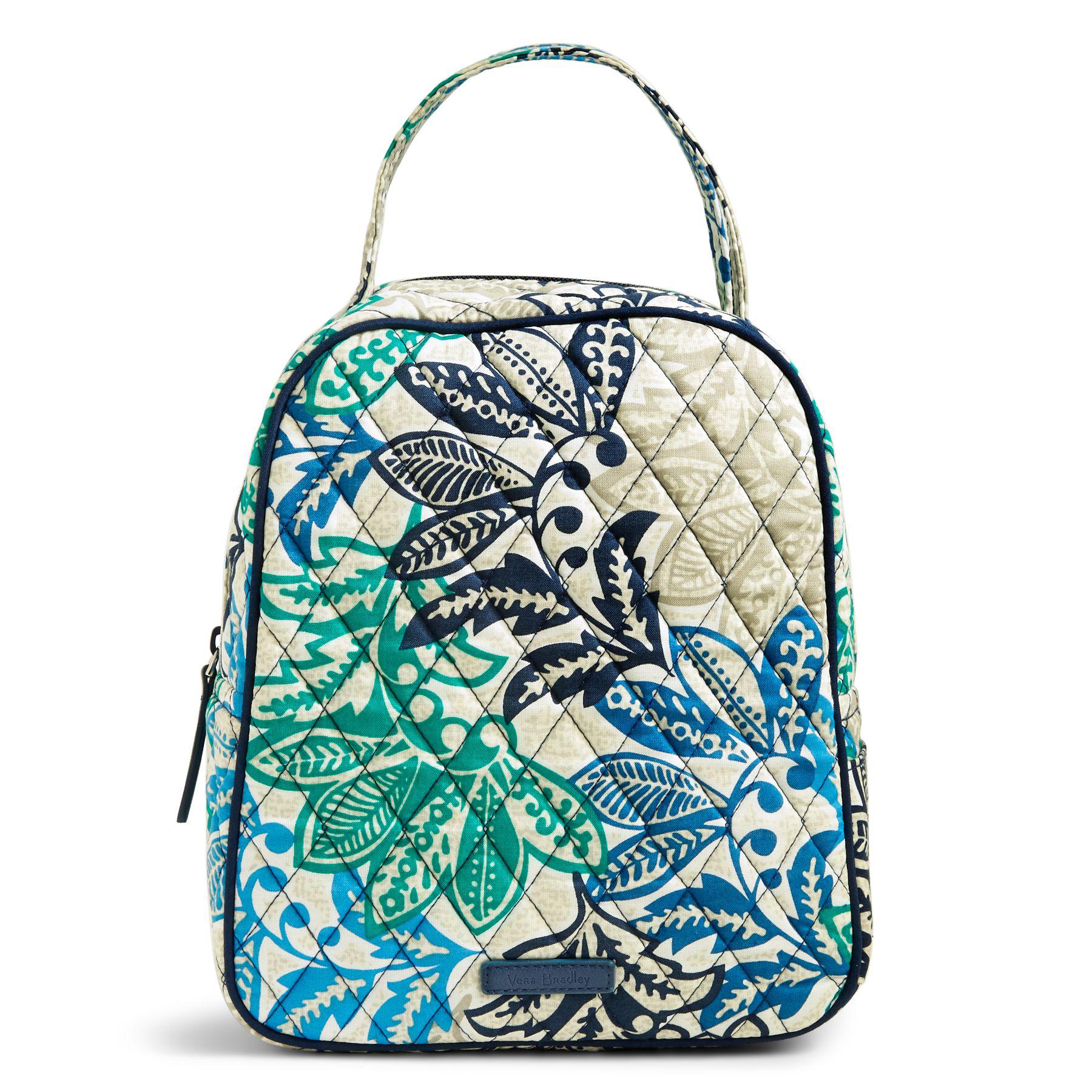 vera bradley lunch box blue
