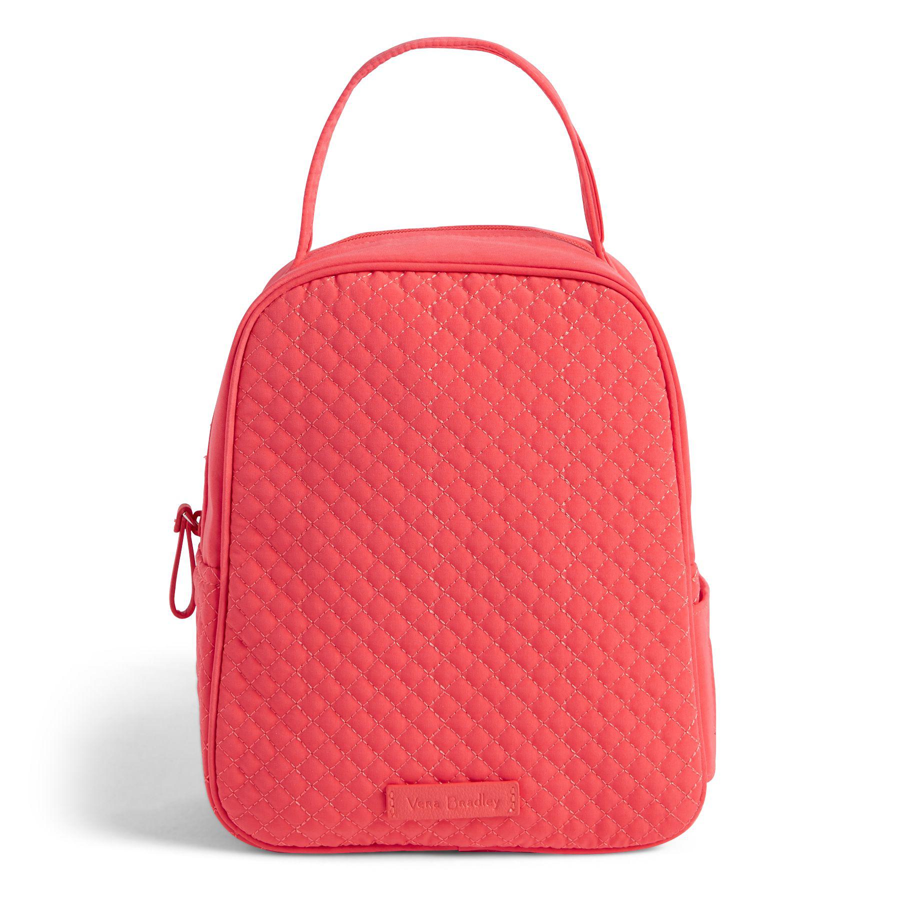 vera bradley solid color lunch bag