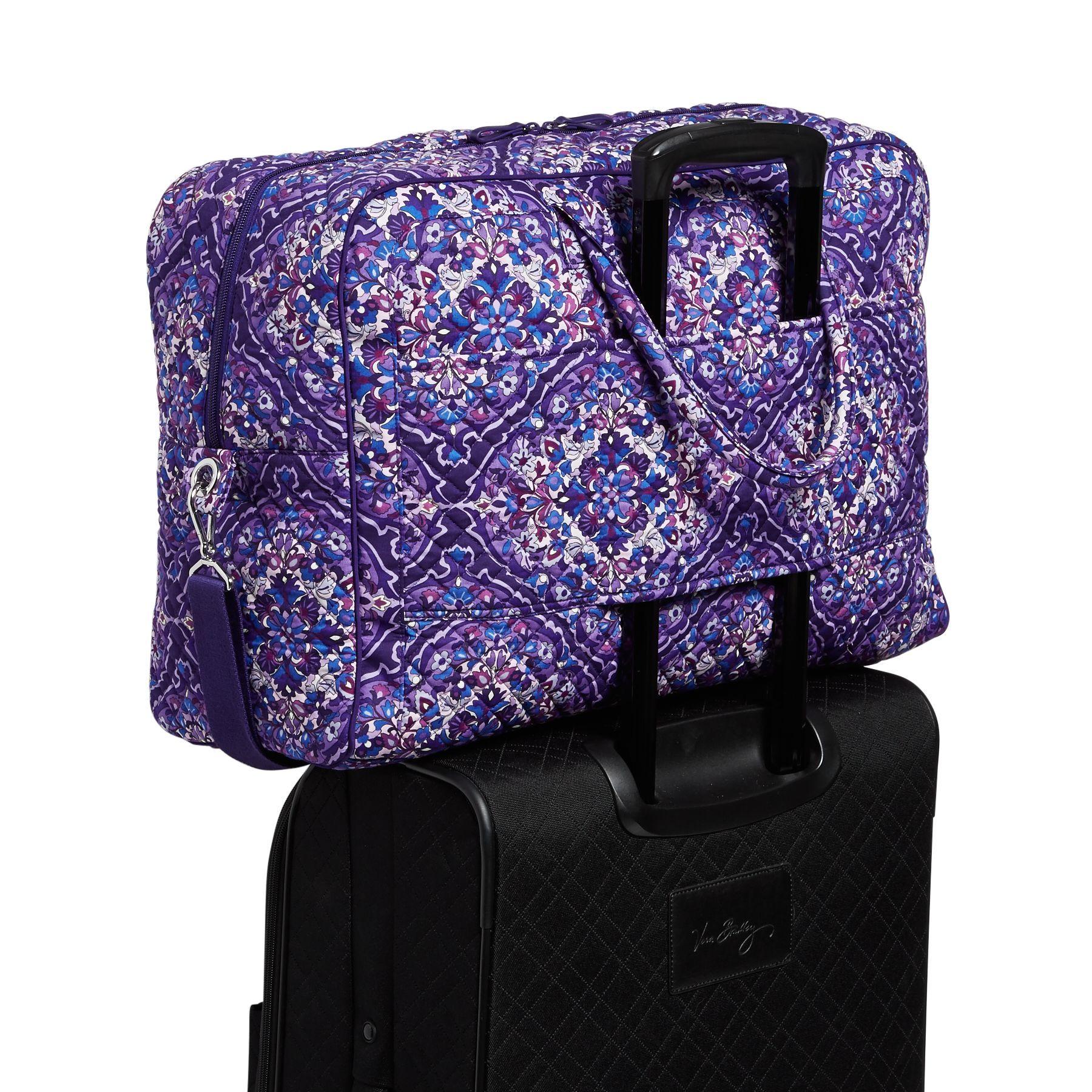 Vera Bradley Cotton Grand Weekender Travel Bag in Purple - Lyst