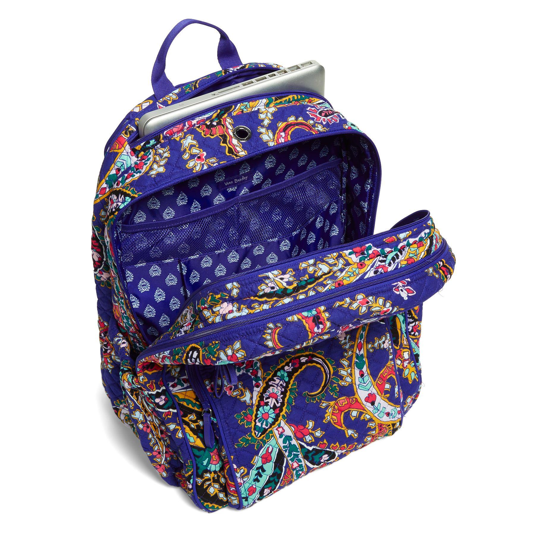 vera bradley xl iconic campus backpack