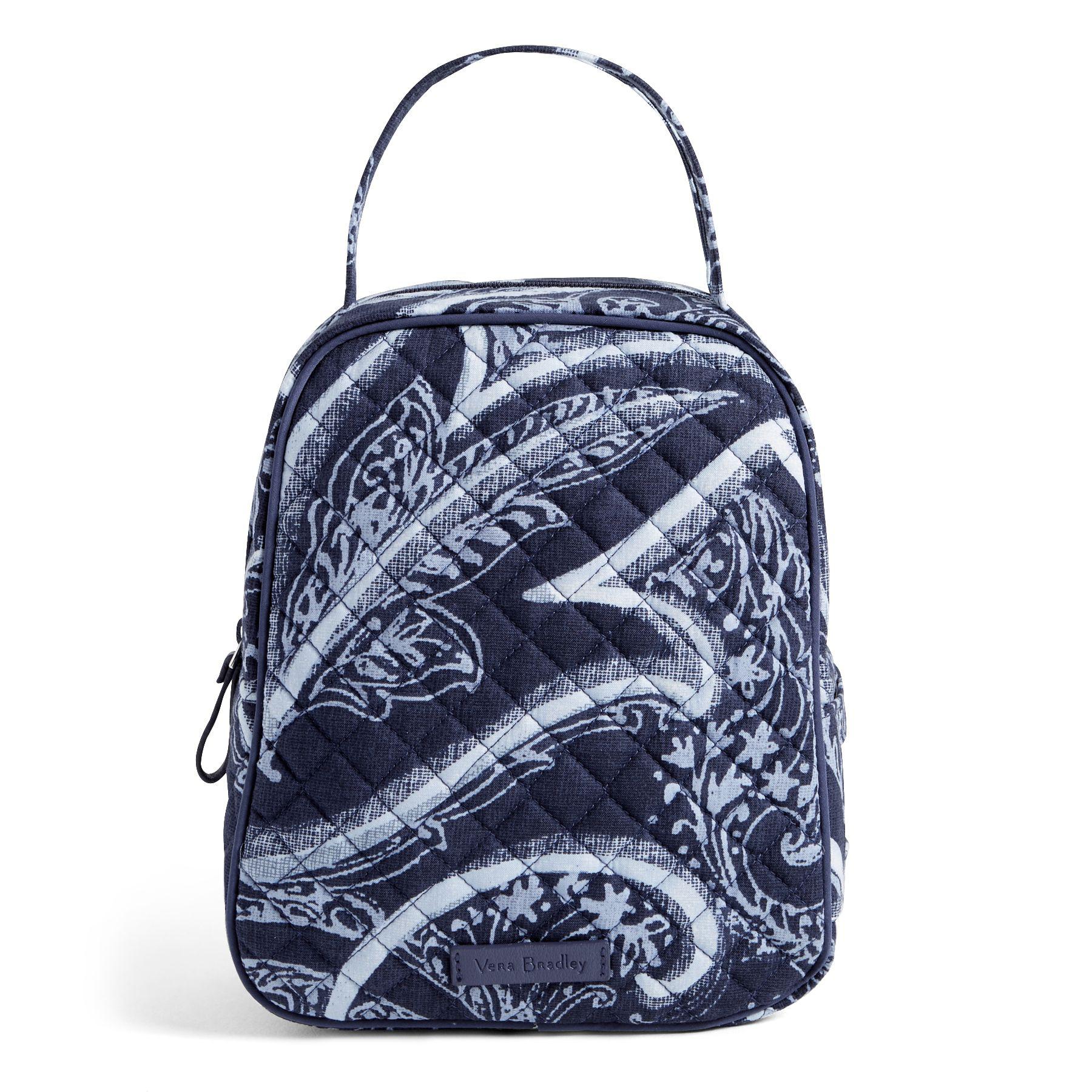 vera bradley lunch box blue