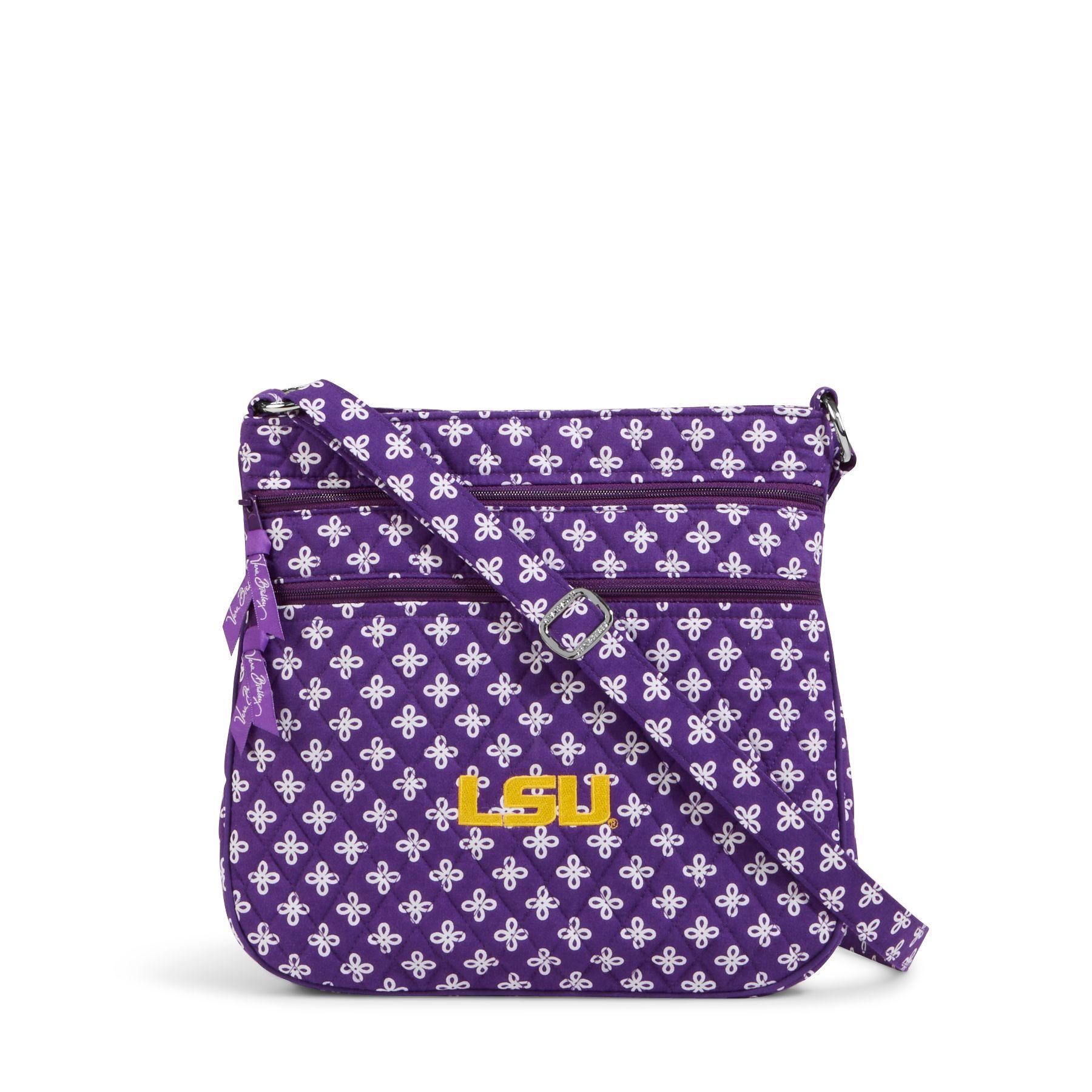 Vera Bradley Collegiate Triple Zip Hipster Crossbody Bag Crossbody in