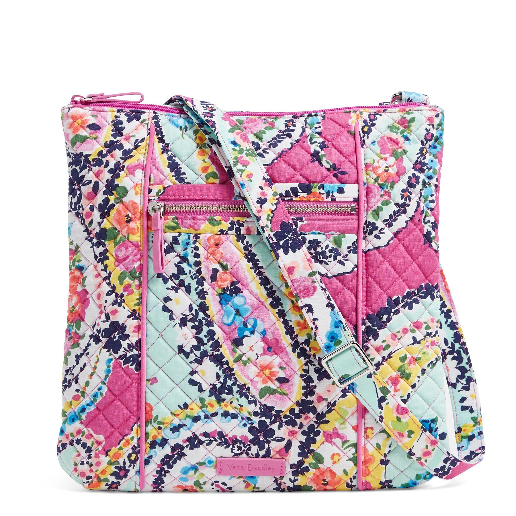 Vera Bradley Cotton Iconic Hipster Crossbody Bag in Pink Lyst