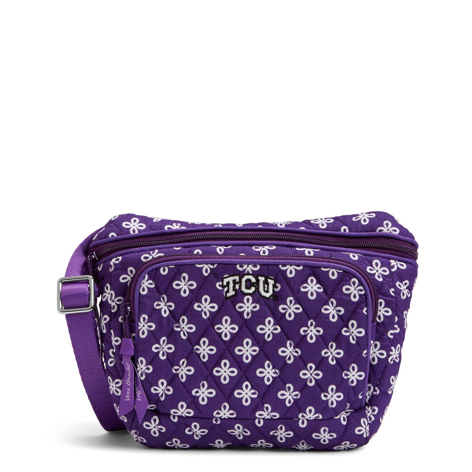 Vera Bradley Cotton Collegiate Belt Bag in Purple Lyst