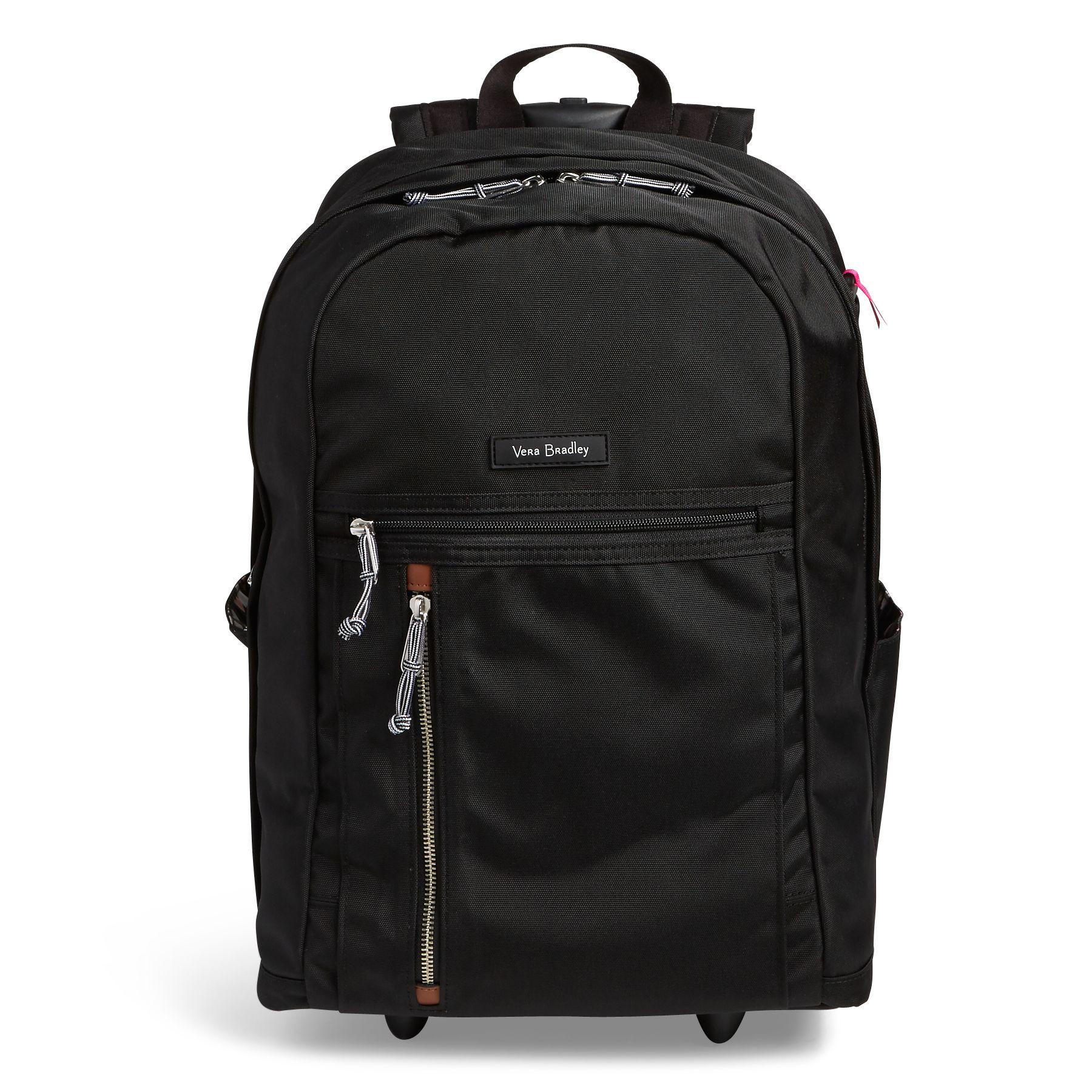 Vera Bradley Lighten Up Large Rolling Backpack in Black Lyst