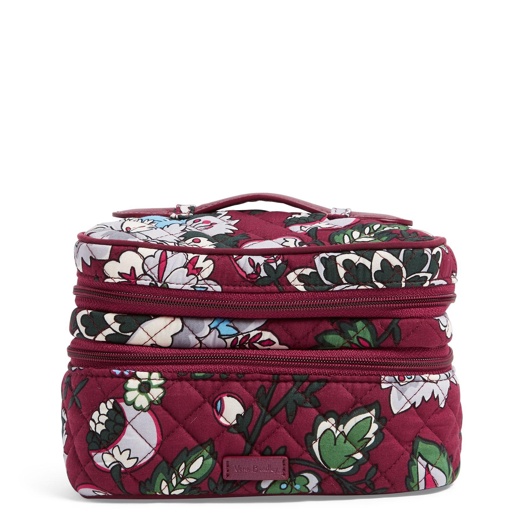Vera Bradley Cotton Jewelry Train Case in Red Lyst