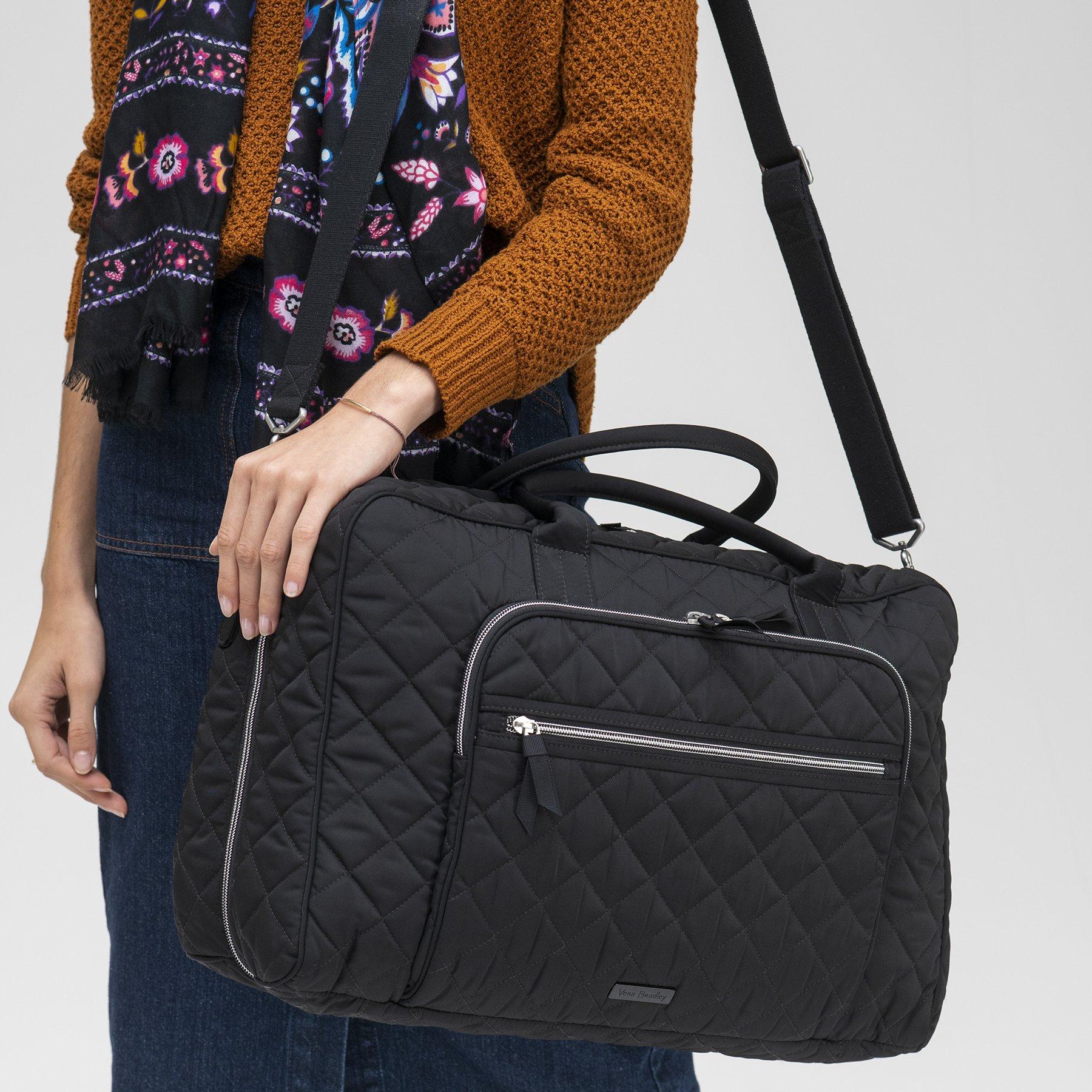 vera bradley lay flat weekender