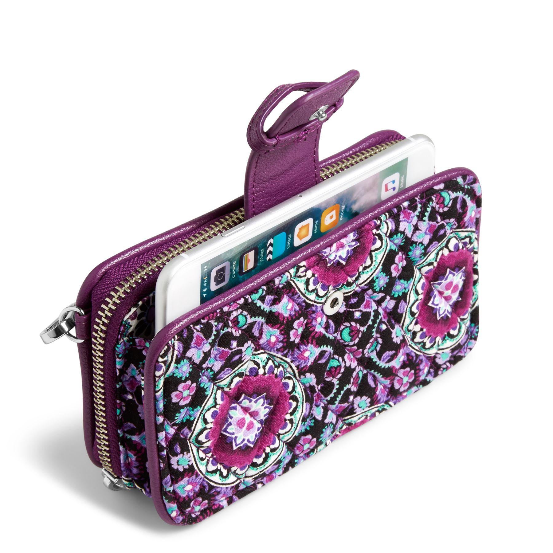 Vera Bradley Cotton Rfid Smartphone Wristlet in Purple Lyst