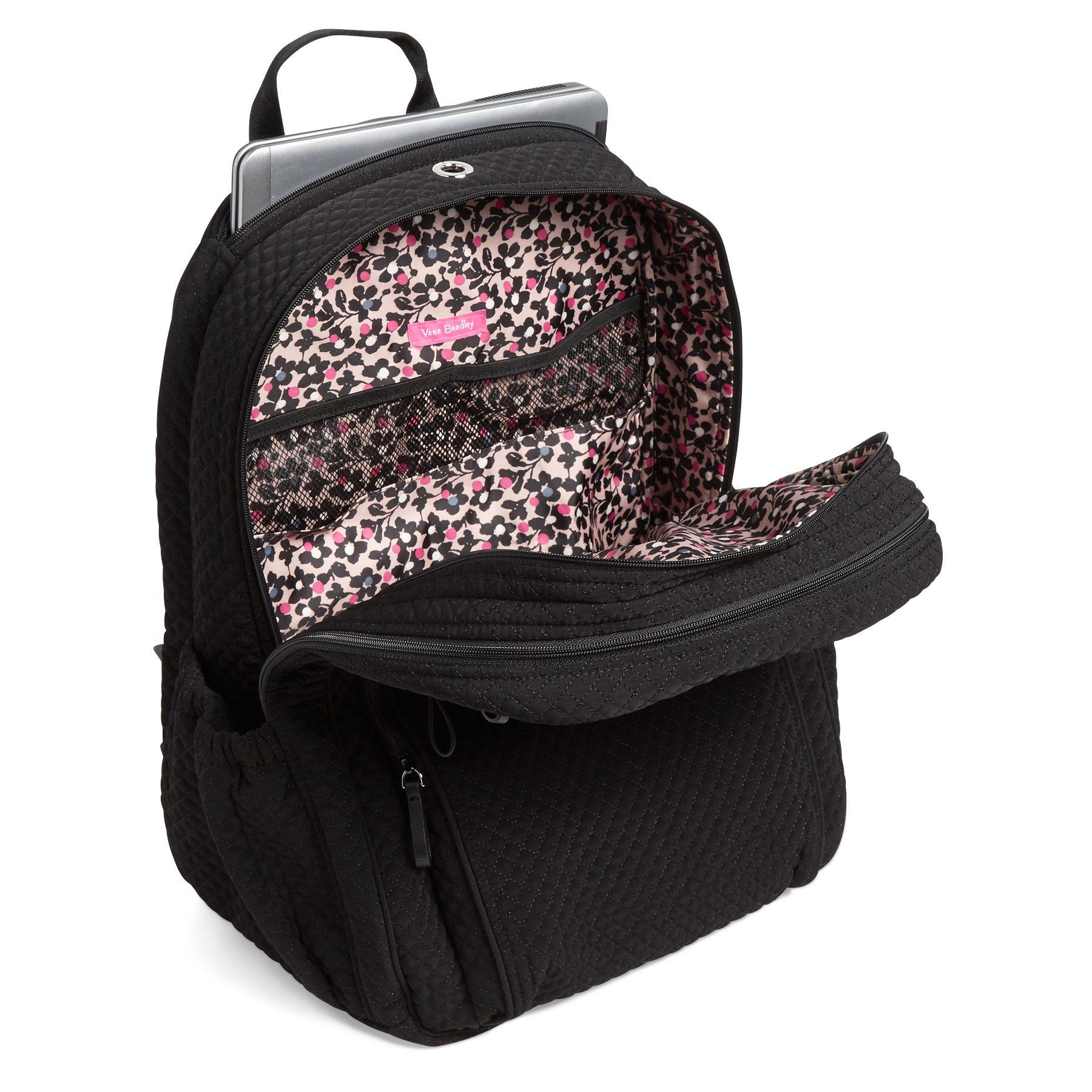 Vera Bradley Iconic Xl Campus Backpack in Black - Lyst