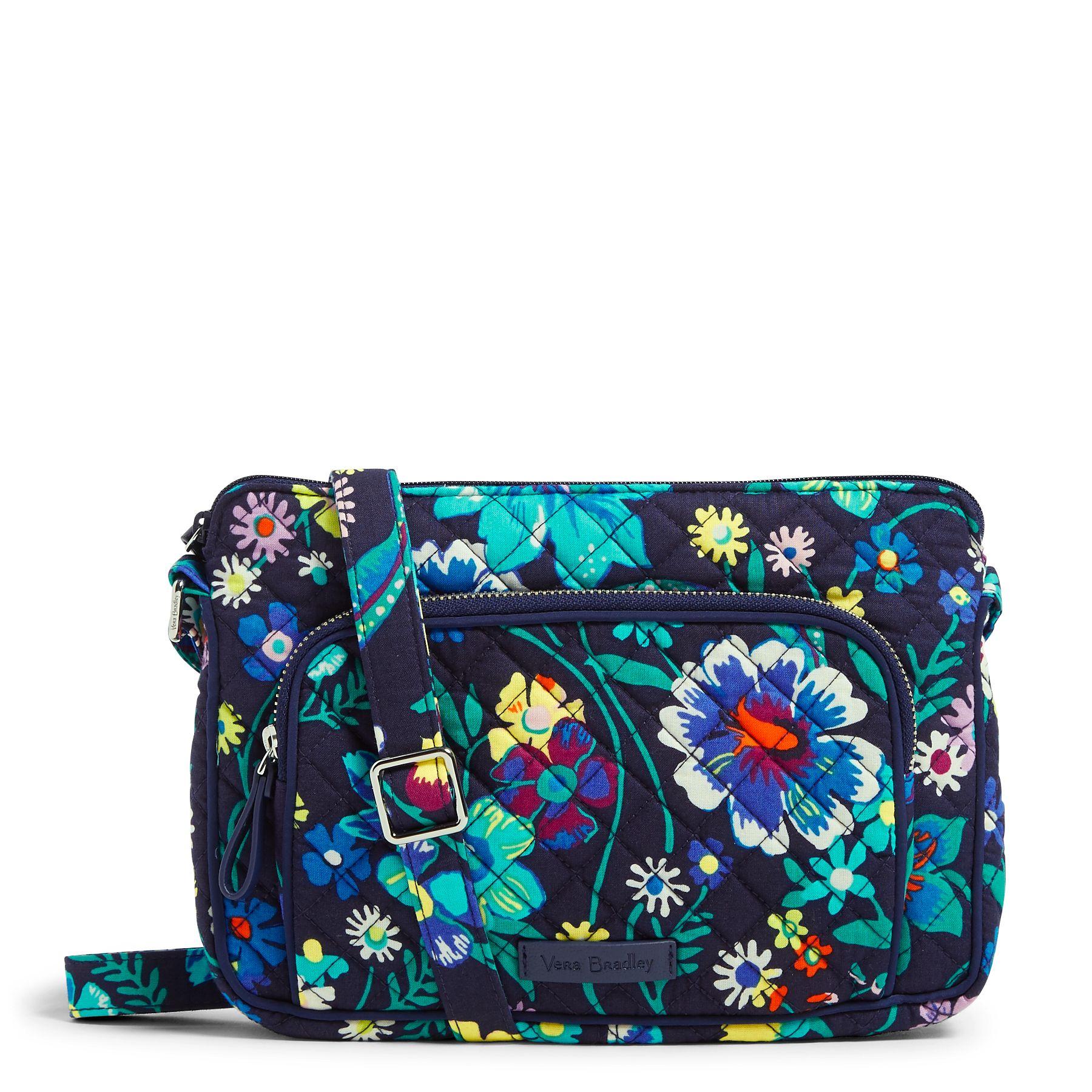 Vera Bradley Iconic Rfid Little Hipster Crossbody Bag in Blue - Lyst