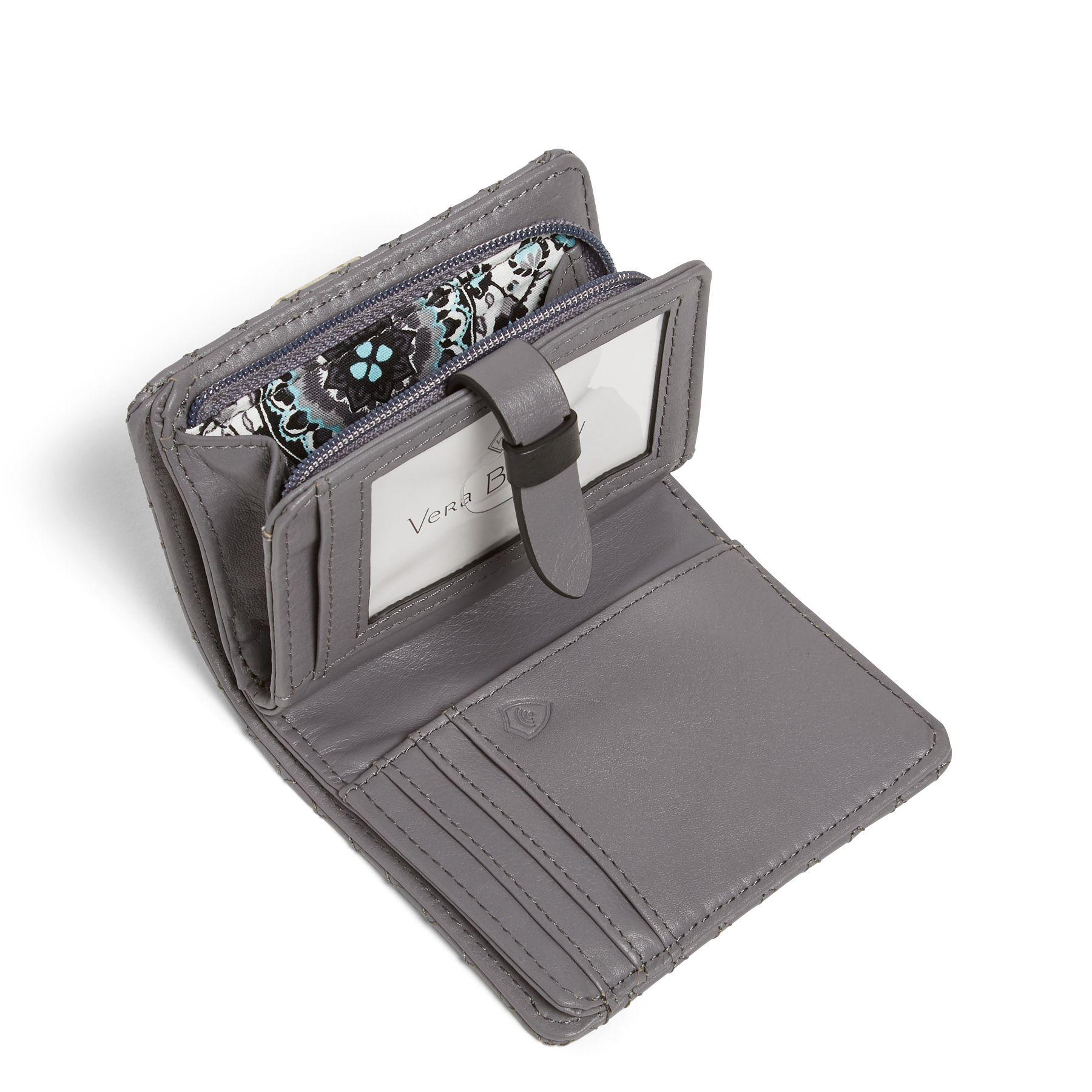 Vera Bradley Carryall Rfid Small Wallet in Gray Lyst