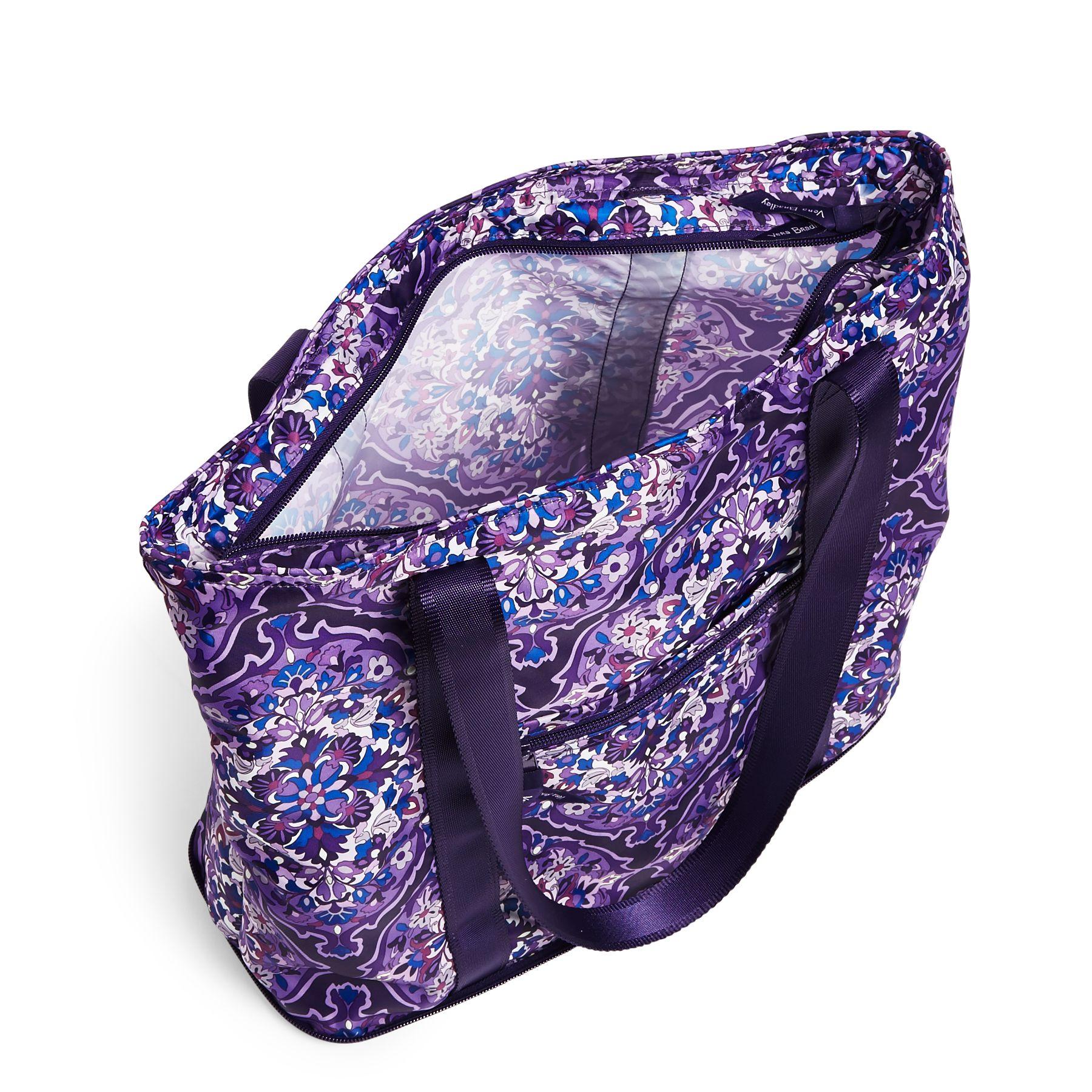 Vera Bradley Synthetic Packable Tote Bag in Lavender Dandelion (Purple