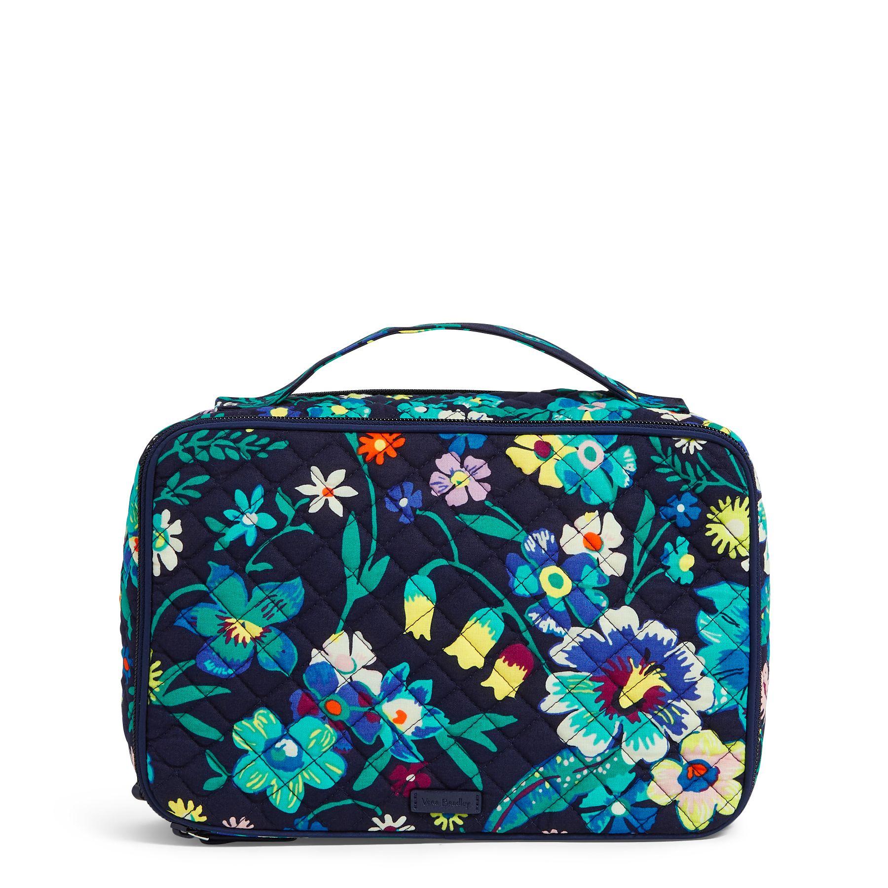 Vera Bradley Iconic Large Blush & Brush Makeup Case in Blue Lyst