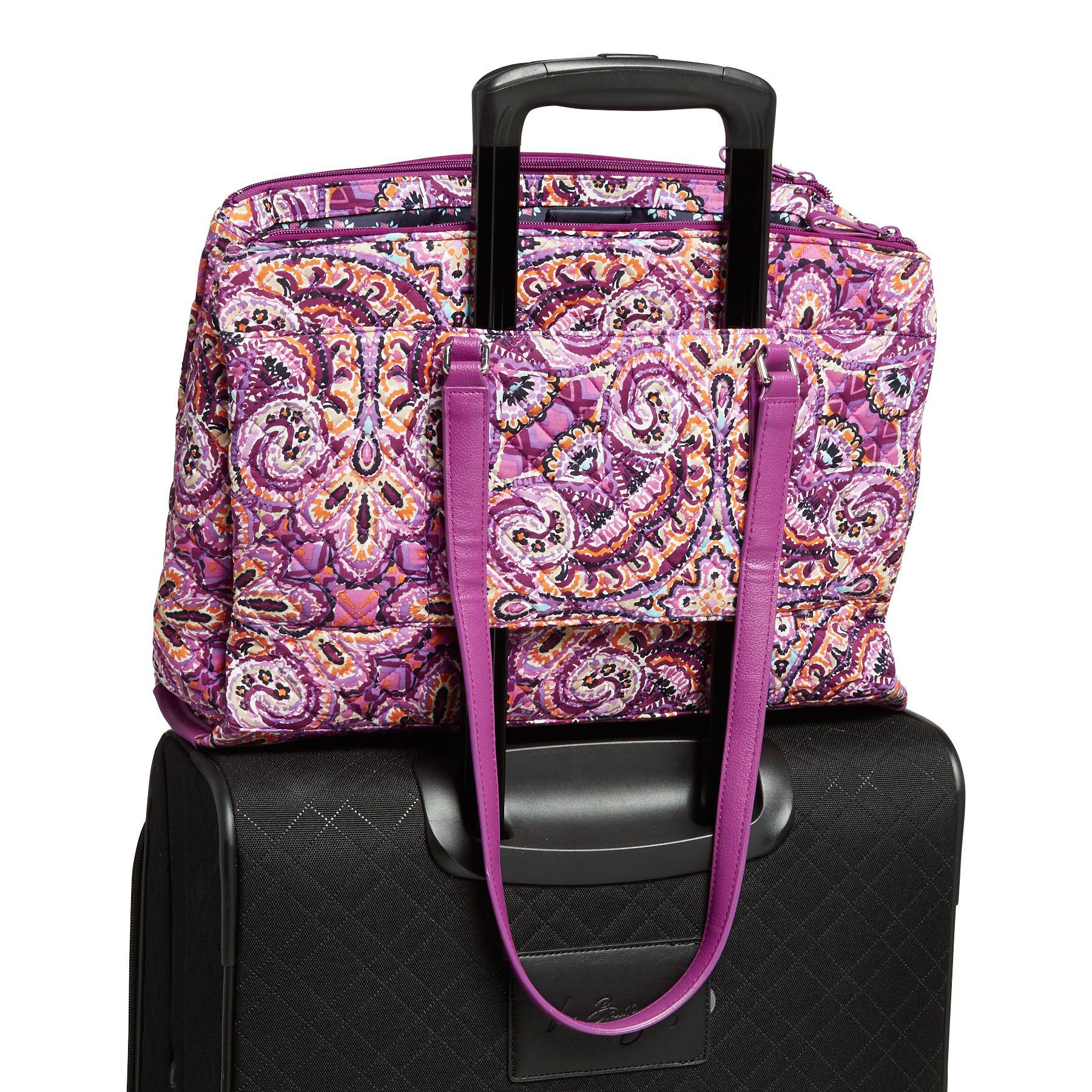 vera bradley iconic commuter tote