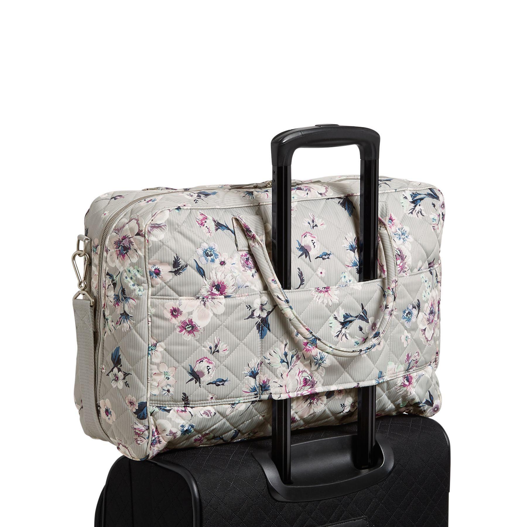 vera bradley lay flat weekender