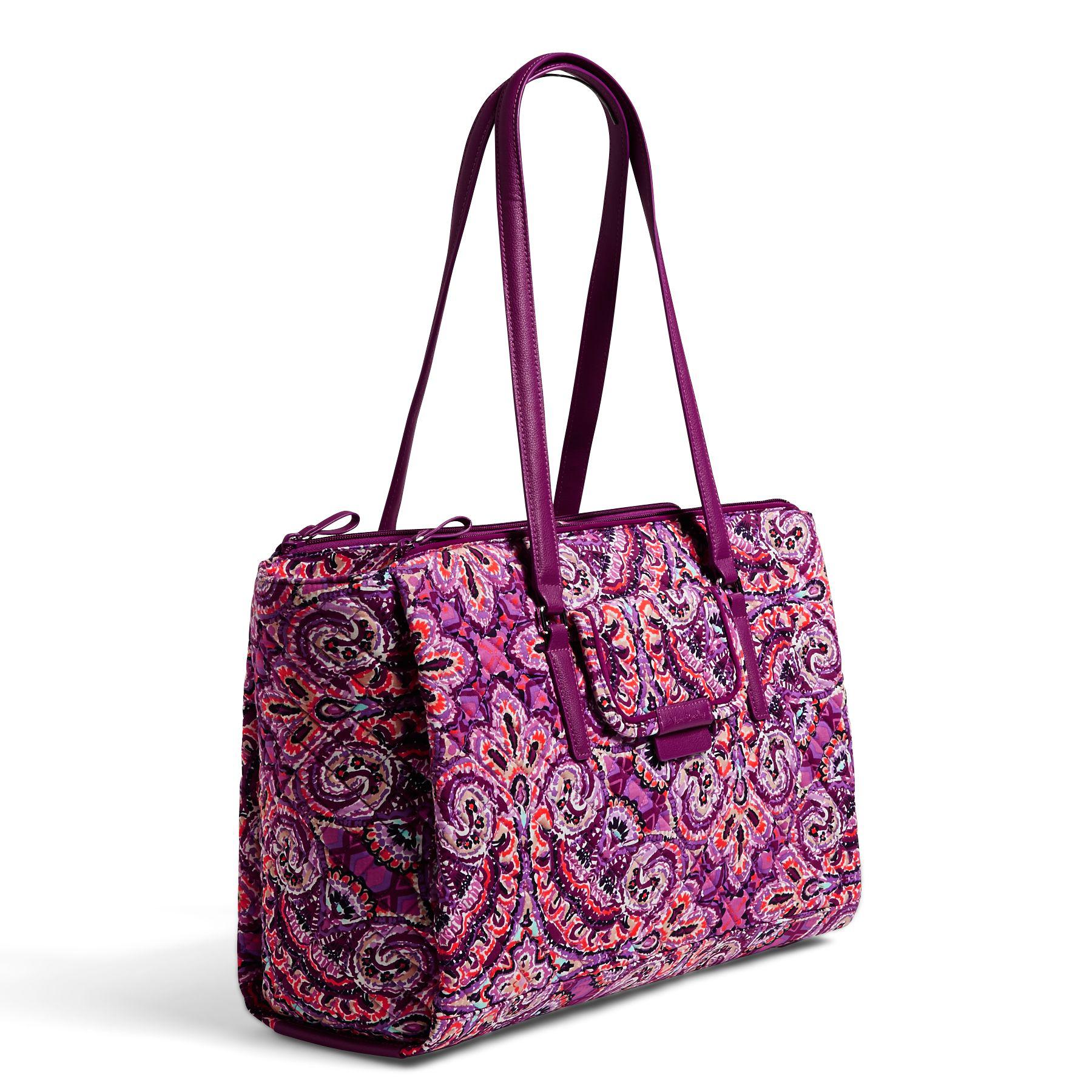 vera bradley iconic commuter tote