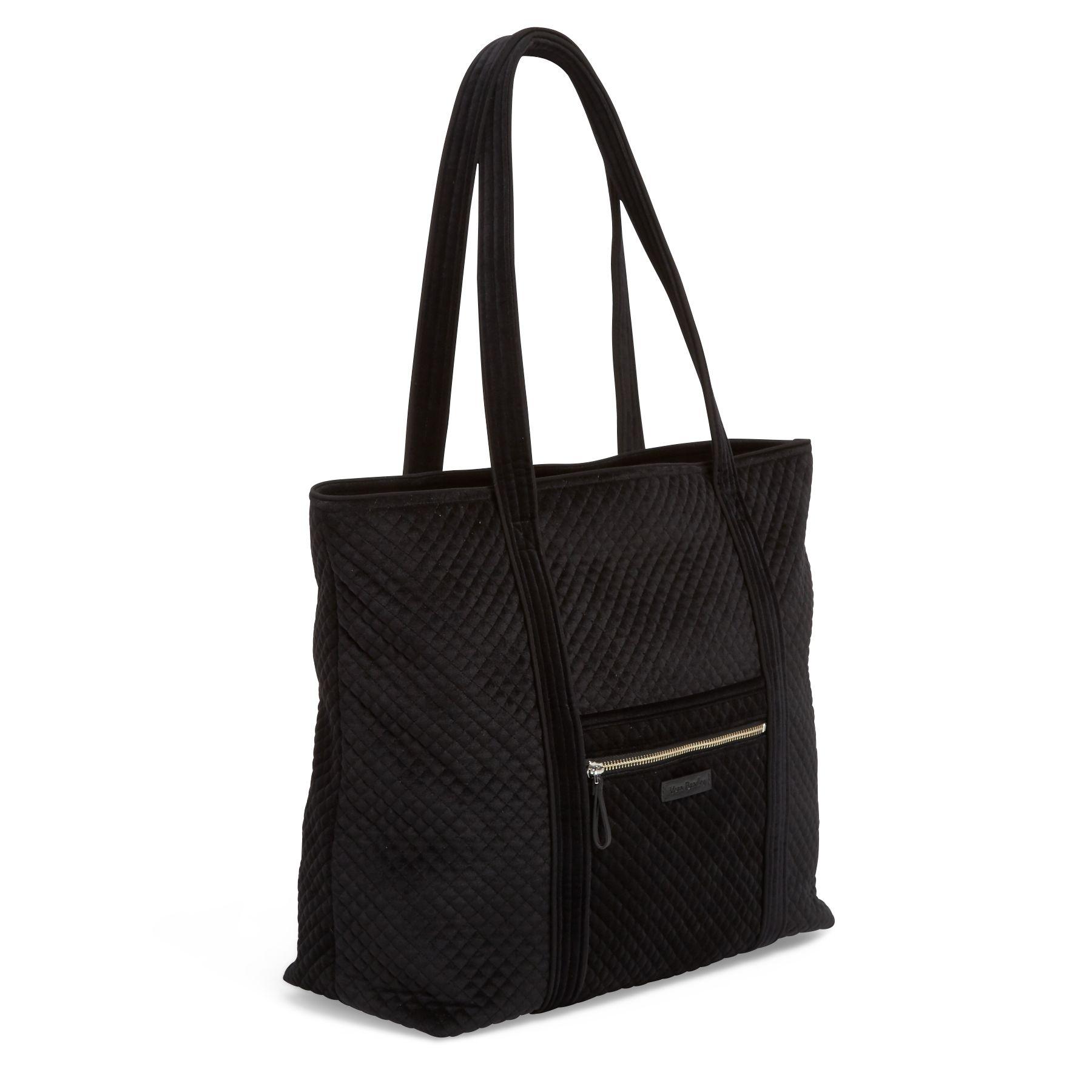 Vera Bradley Velvet Iconic Vera Tote in Black Lyst
