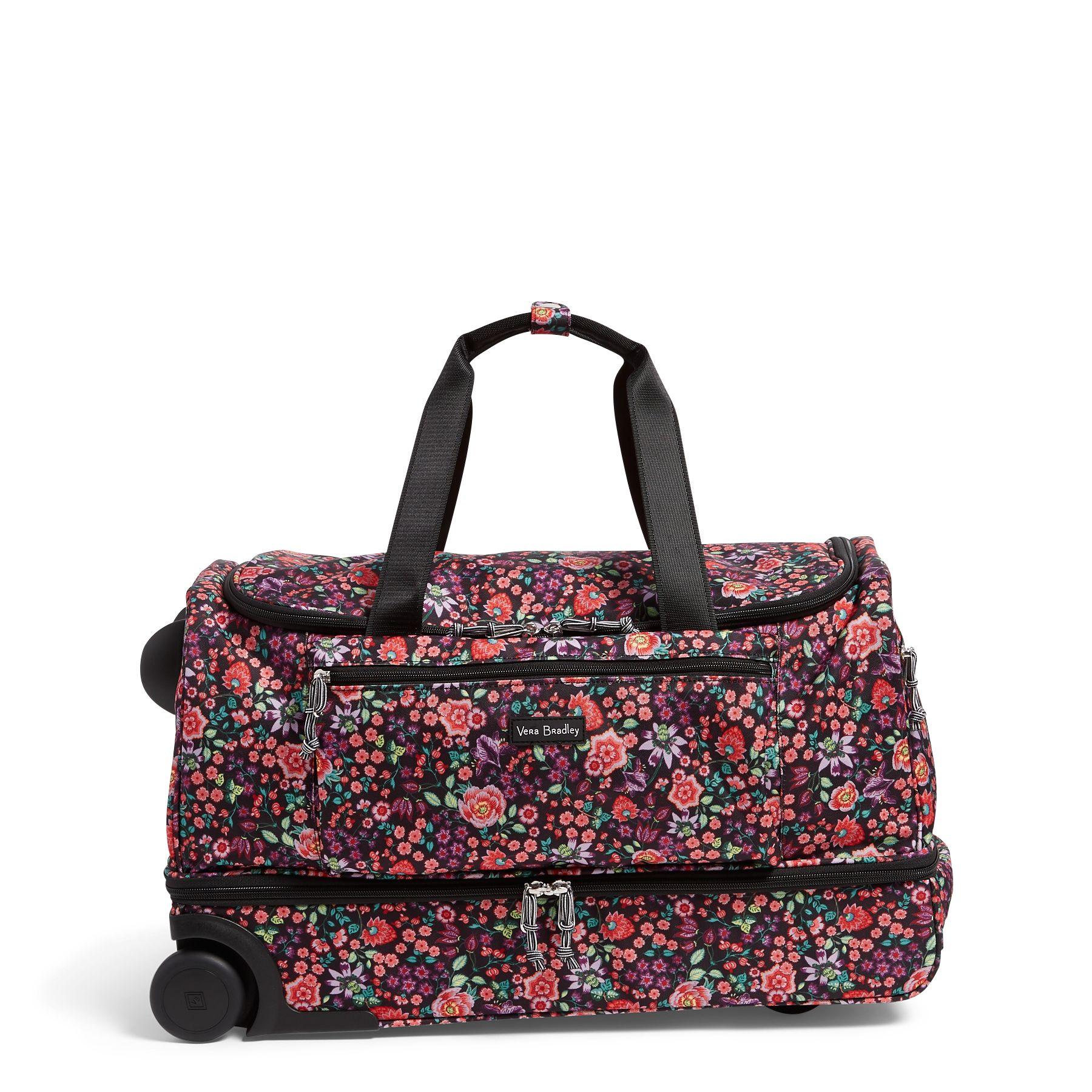 Vera Bradley Lighten Up Foldable Rolling Duffel Bag in Purple Lyst