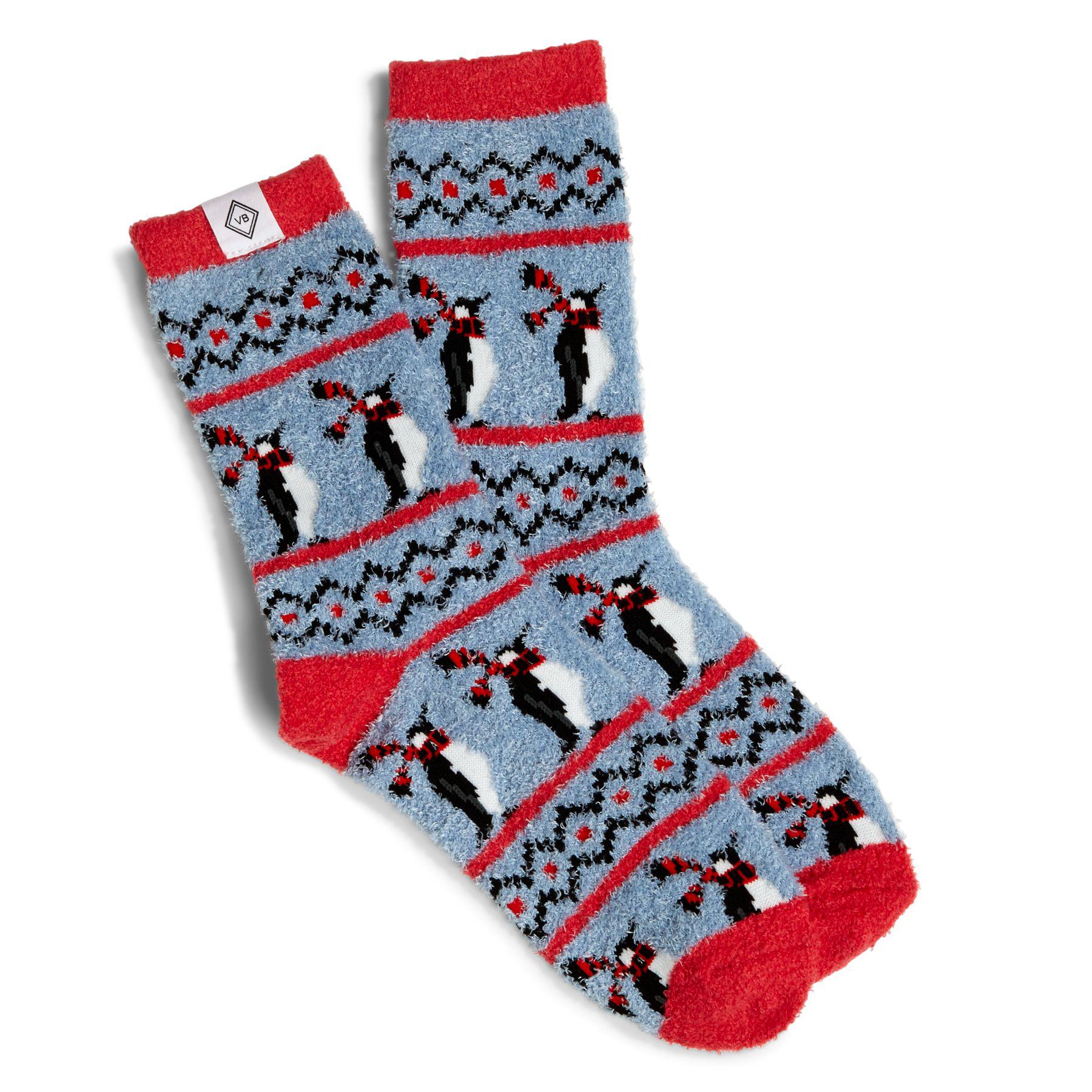 Vera Bradley Cozy Penguin Fair Isle Socks in Blue Gray (Blue) Lyst