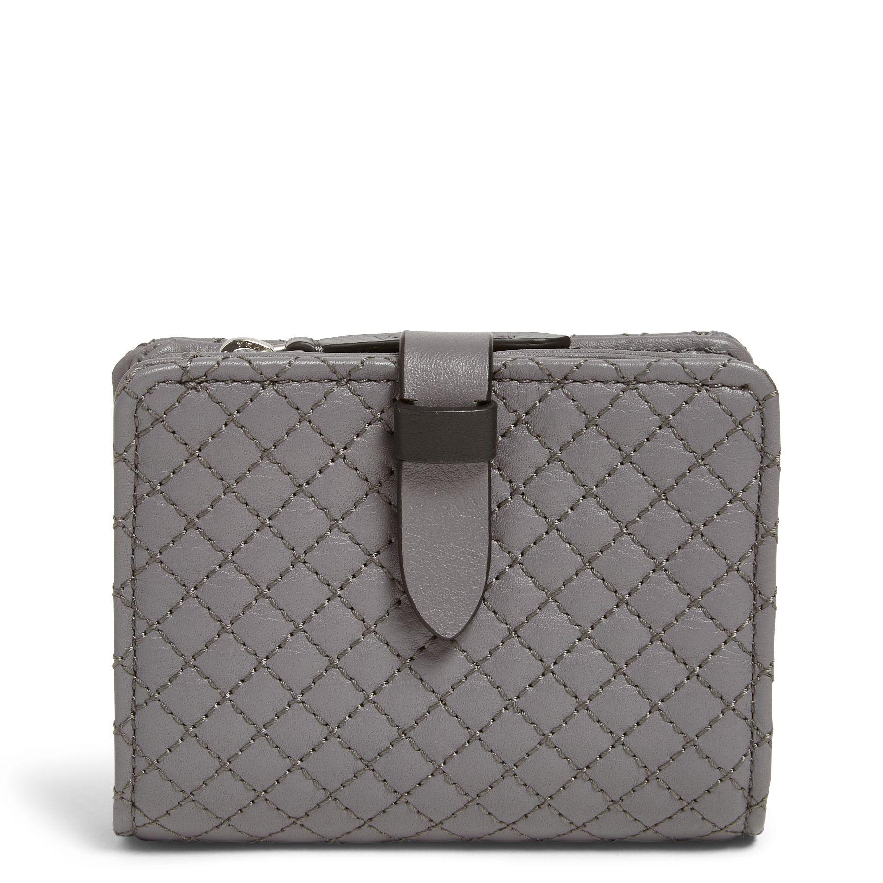 Vera Bradley Carryall Rfid Small Wallet in Gray Lyst