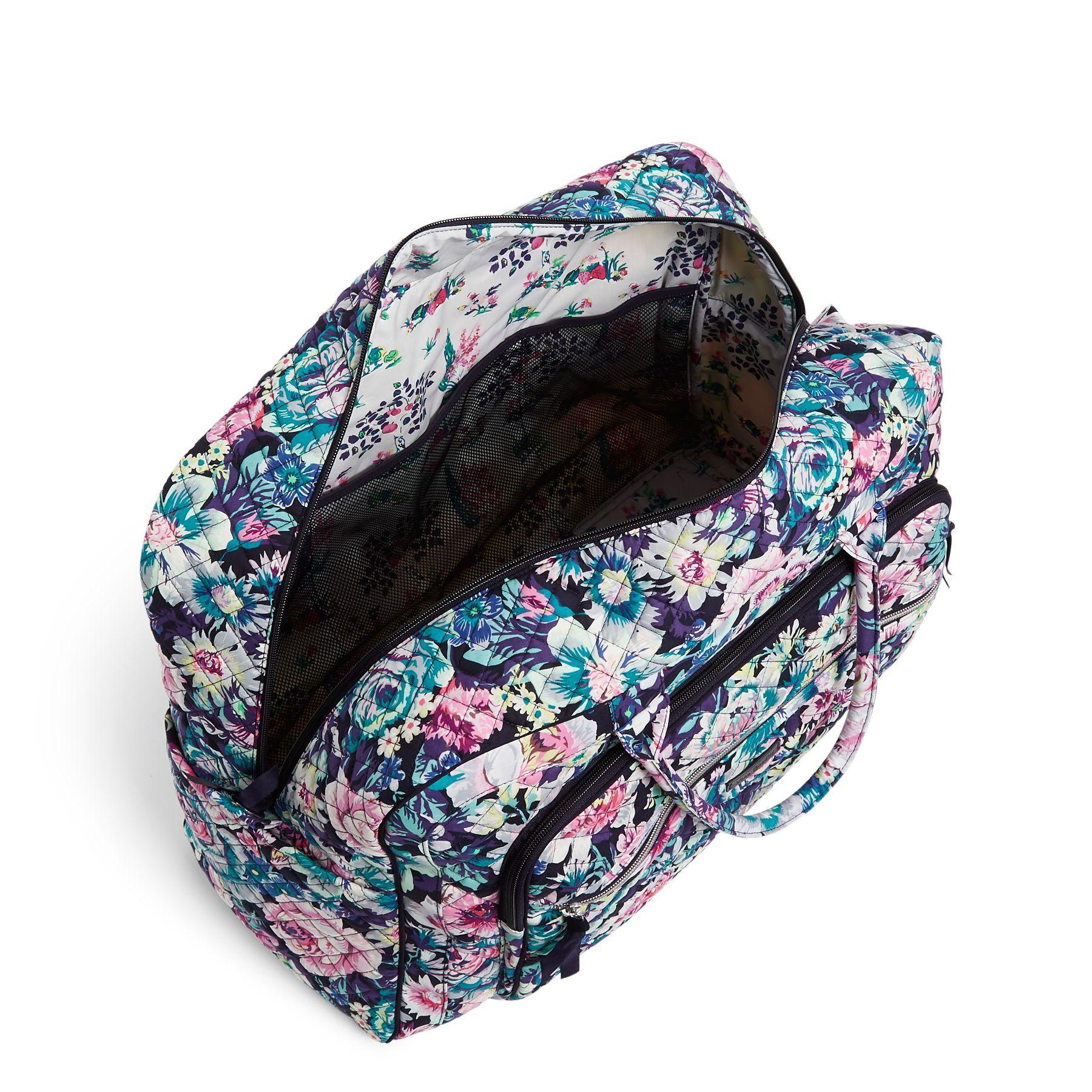 Vera Bradley Cotton Grand Weekender Travel Bag in Blue Lyst