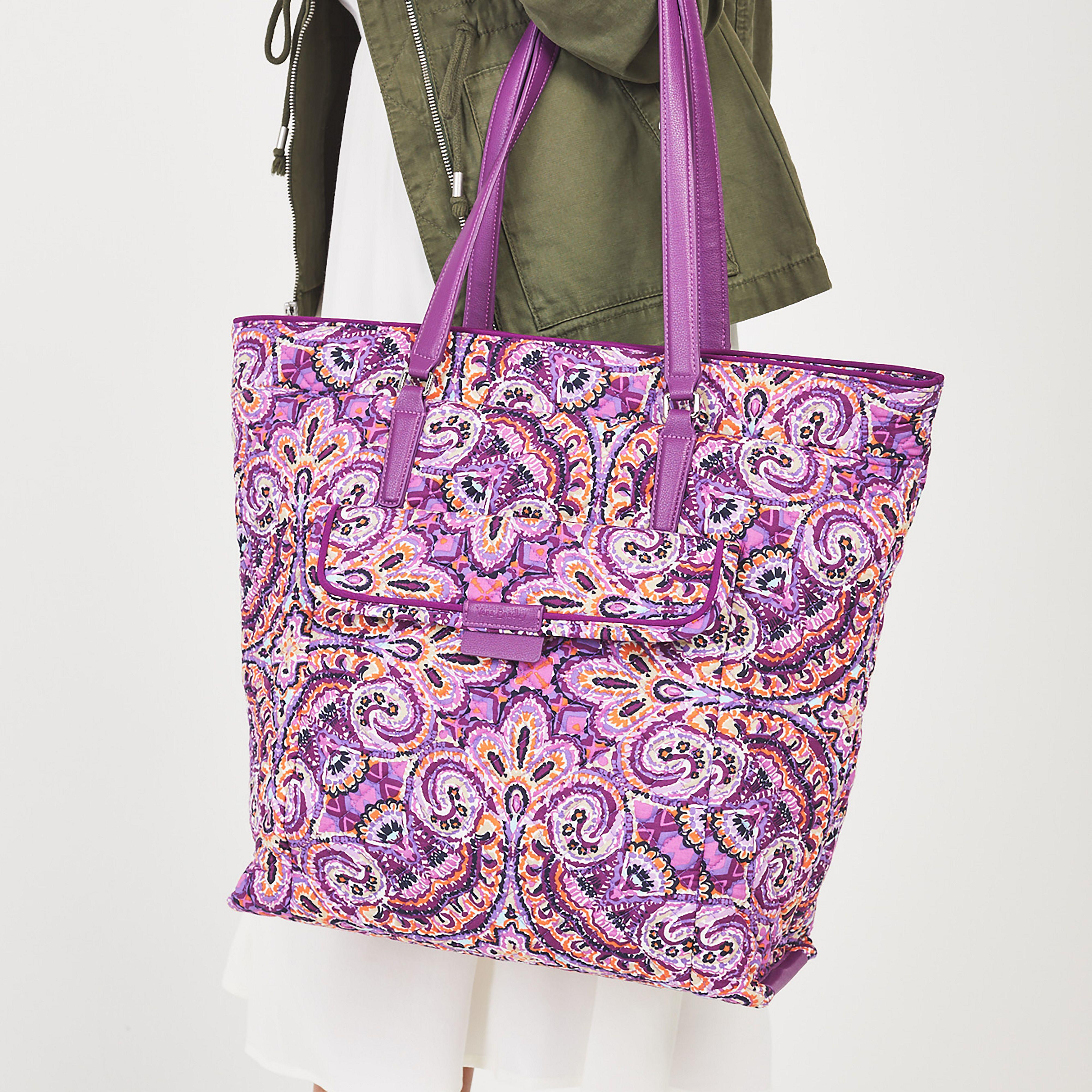 Vera Bradley Cotton Iconic Laptop Tote Lyst