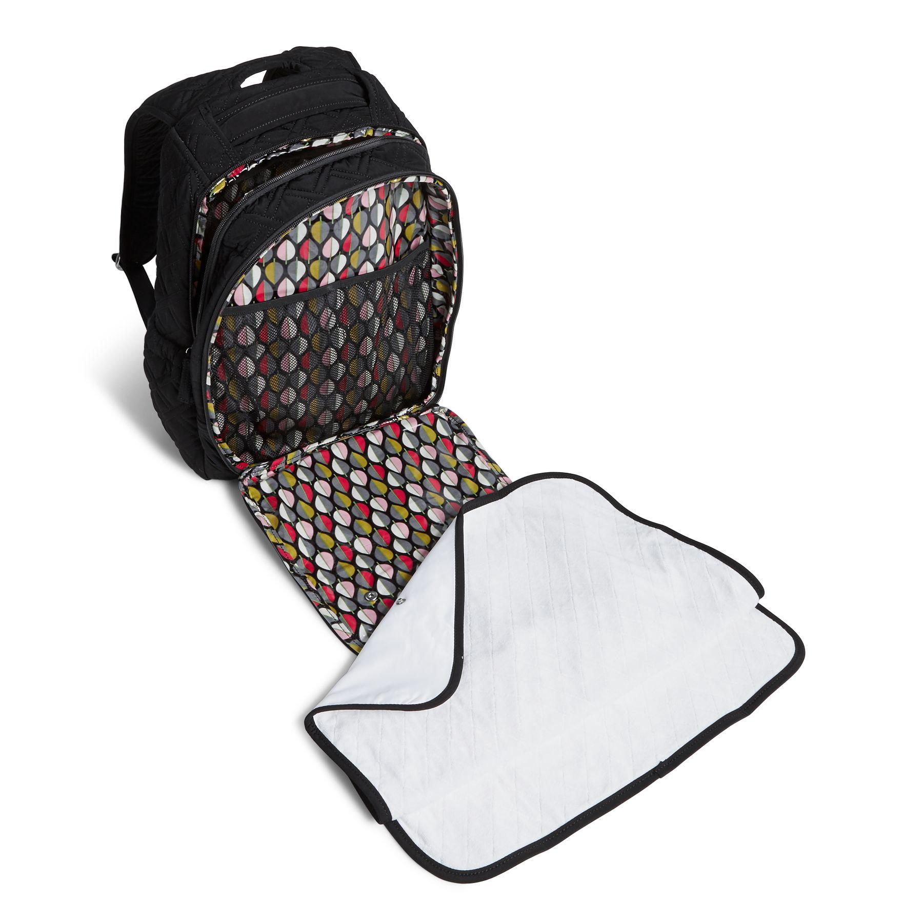 vera bradley black diaper bag