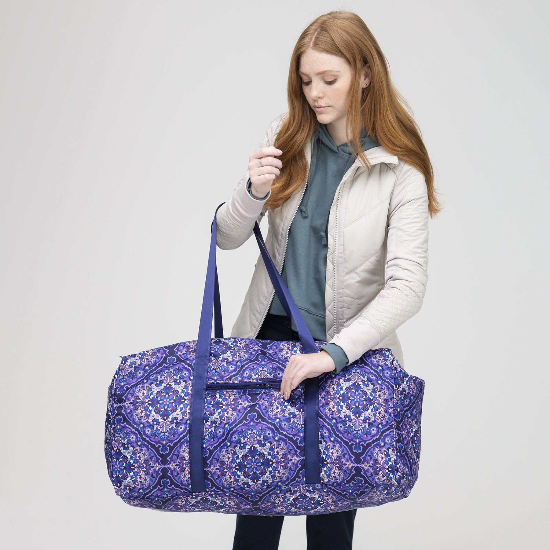 vera bradley packable xl duffel bag