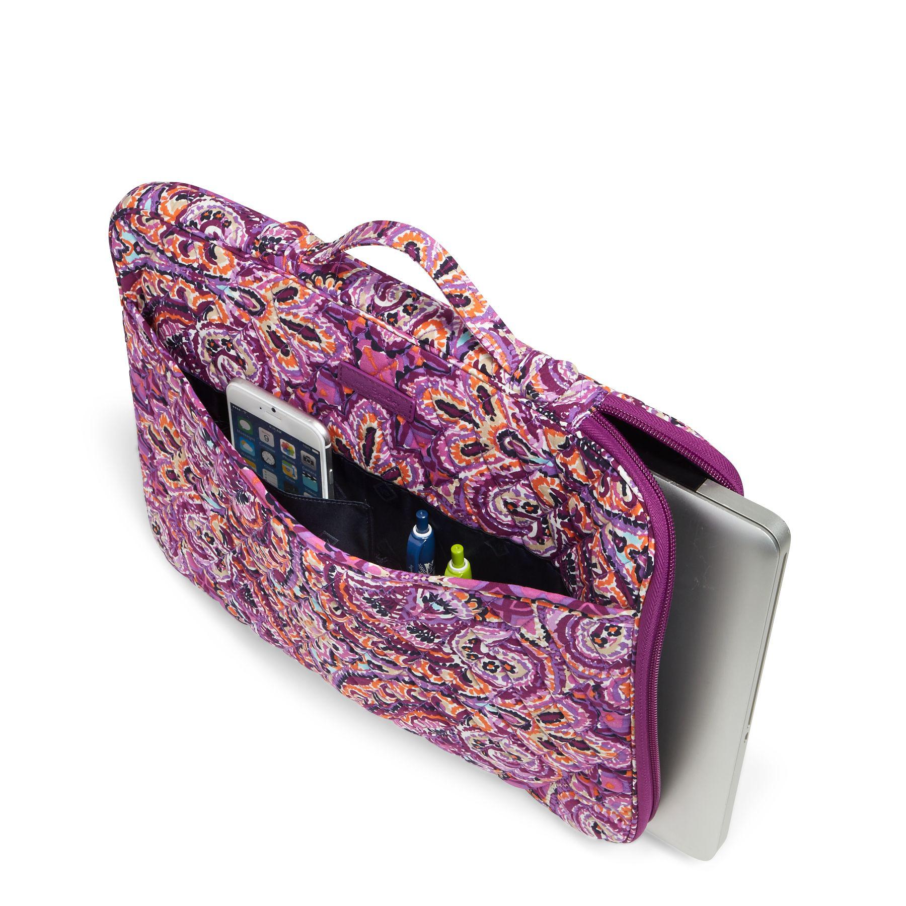 Vera Bradley Cotton Laptop Organizer in Purple Lyst