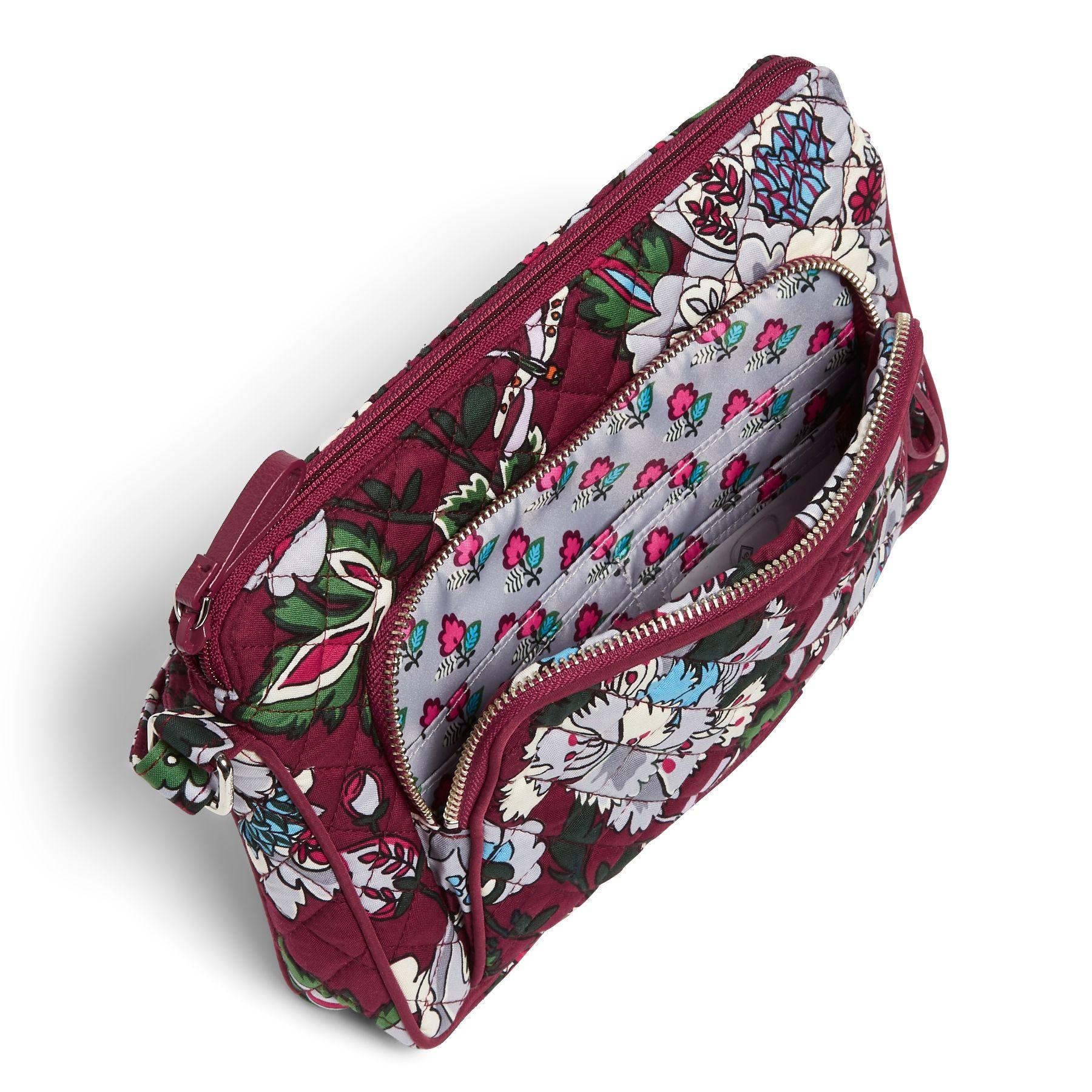 Vera Bradley Cotton Iconic Rfid Little Hipster Crossbody Bag in Red Lyst