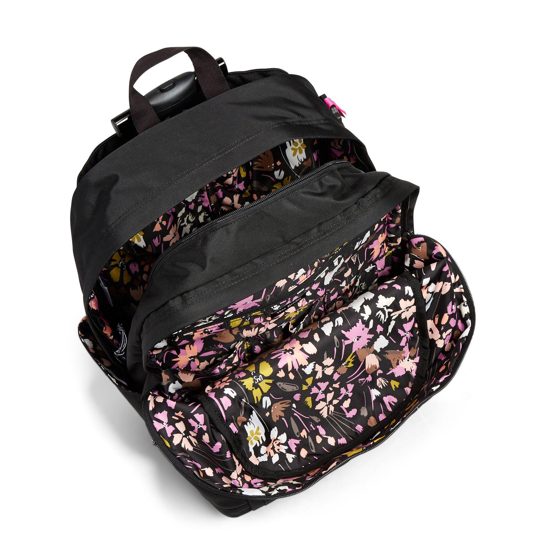 Vera Bradley Lighten Up Large Rolling Backpack in Black Lyst