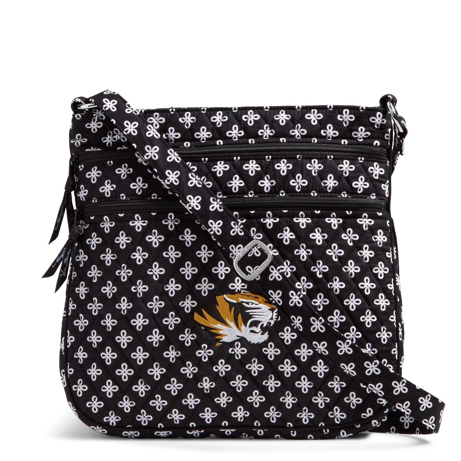 Vera Bradley Collegiate Triple Zip Hipster Crossbody Bag Crossbody in