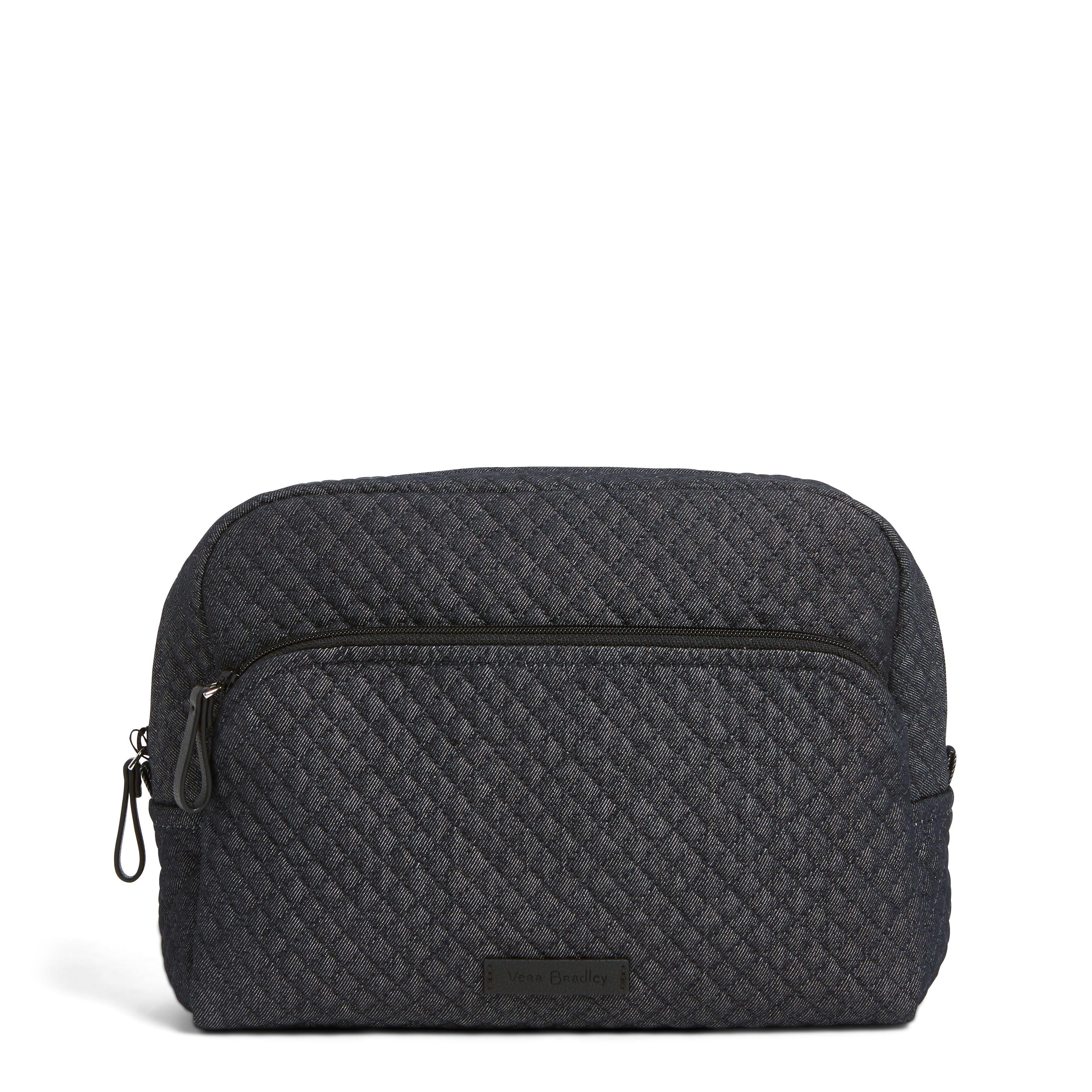 Vera Bradley Denim Iconic Large Cosmetic Bag Bag in Black Lyst