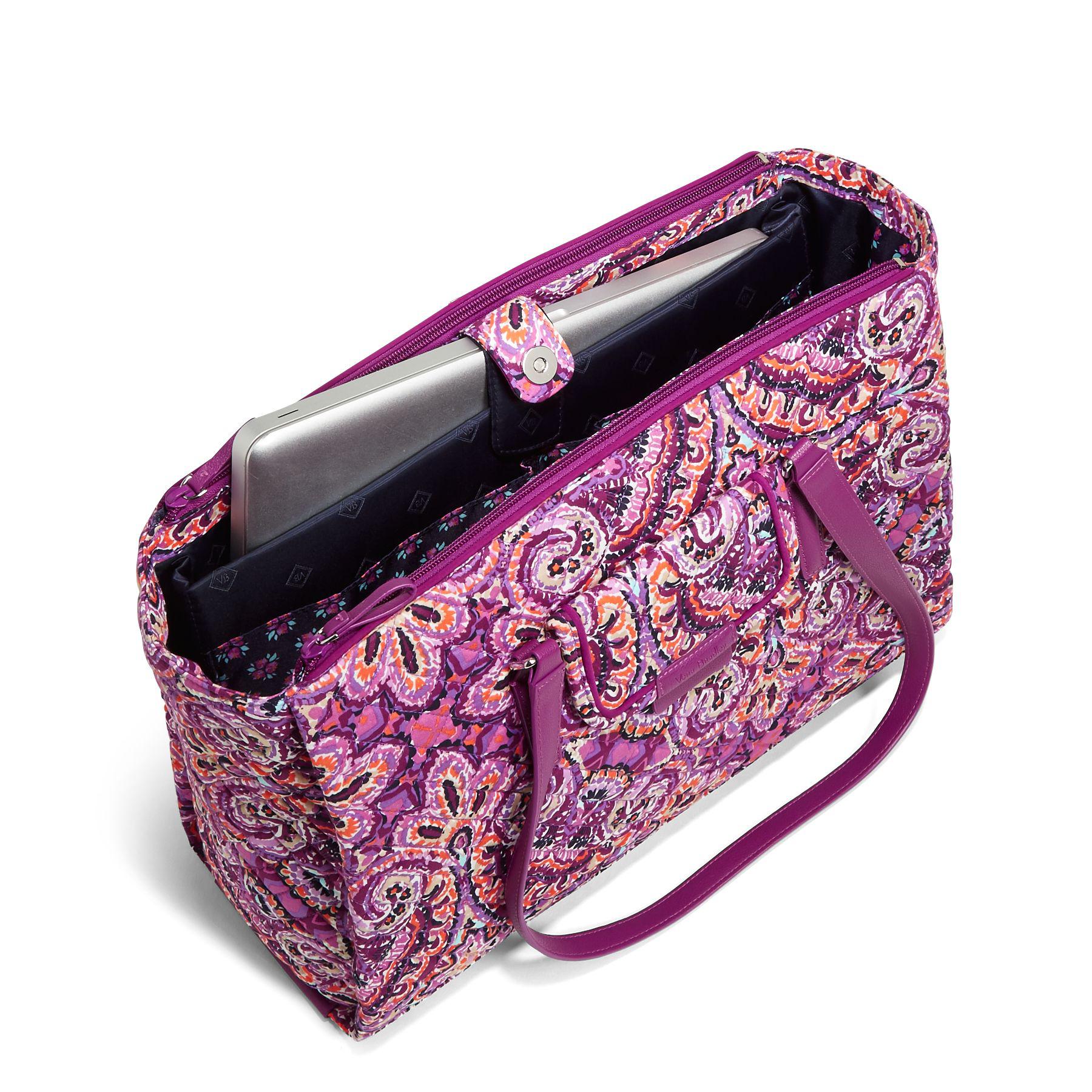 vera bradley iconic commuter tote