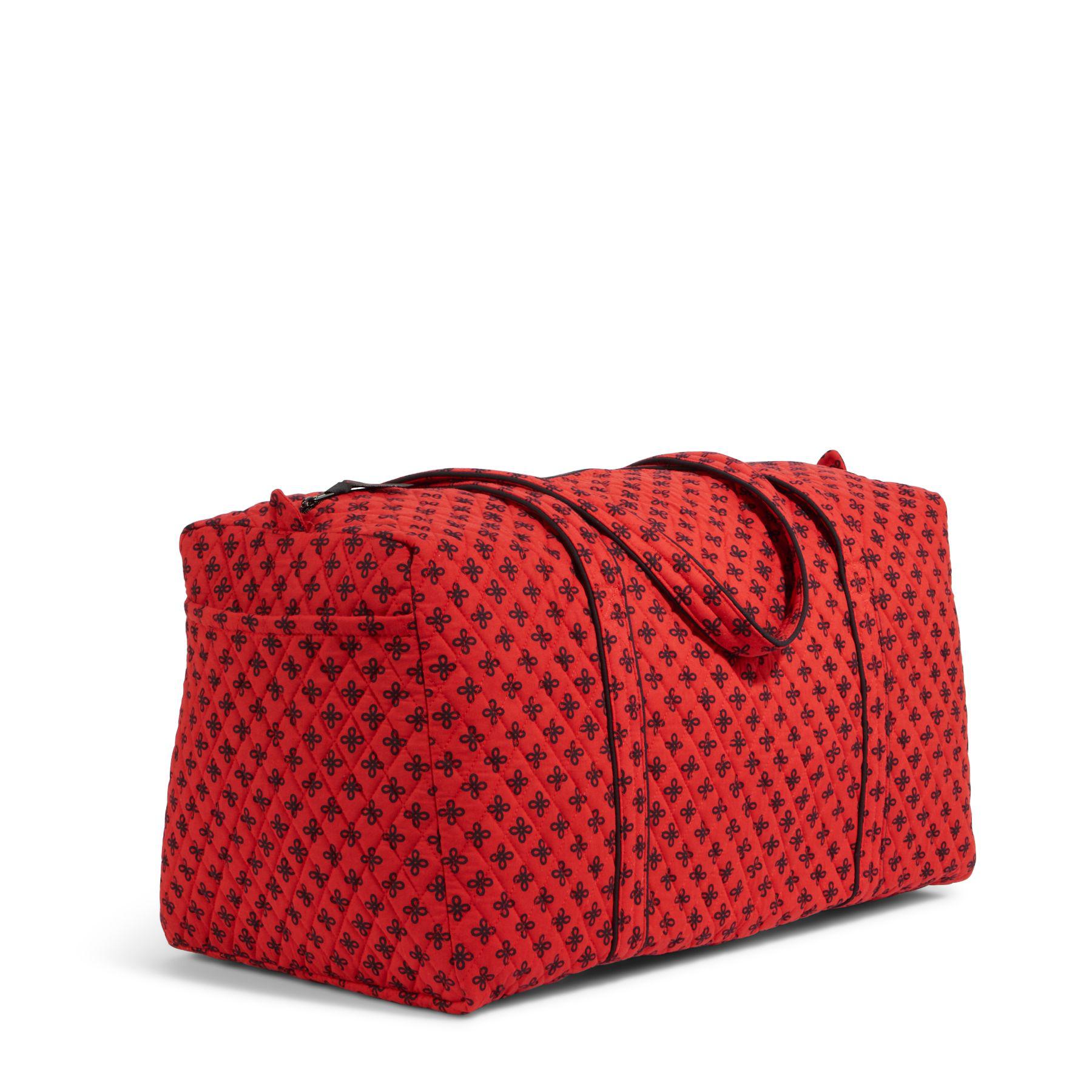 Vera Bradley Collegiate Large Duffel Bag Travel Bag in Red - Lyst
