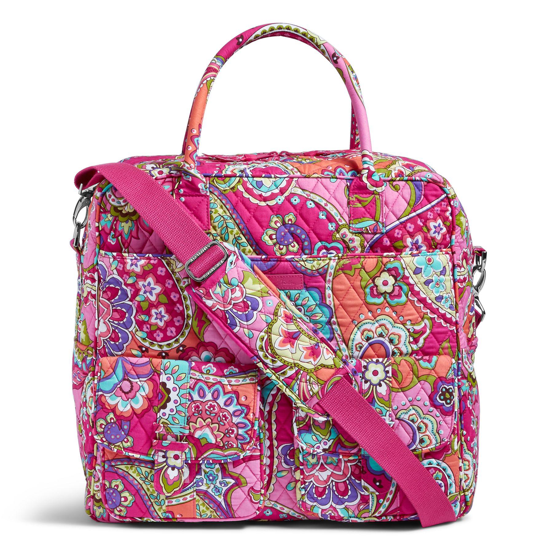 Vera Bradley Cotton Grand Cargo Bag in Pink Lyst