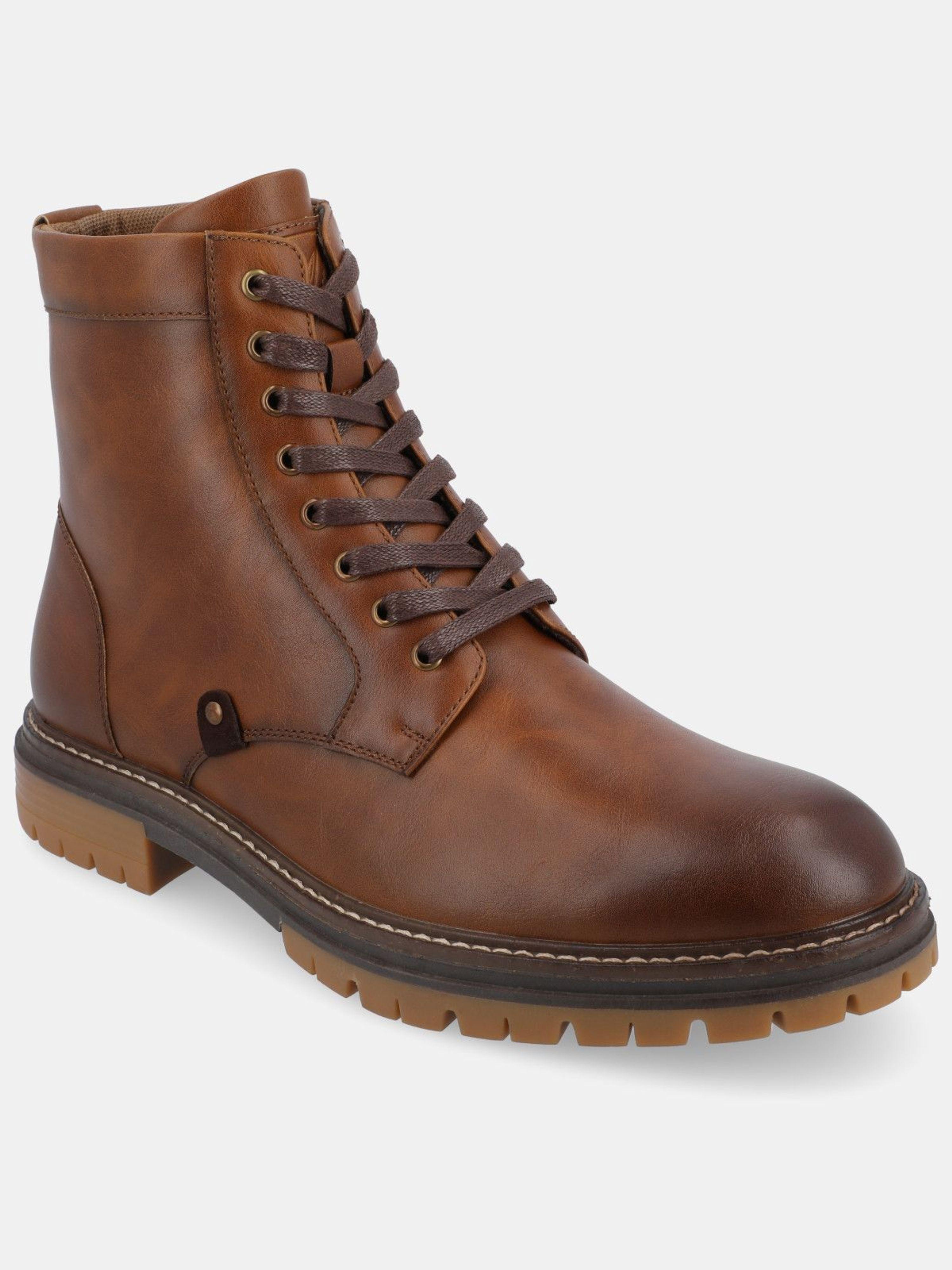 Vance Co. Shoes Denver Plain Toe Boot in Black for Men Lyst