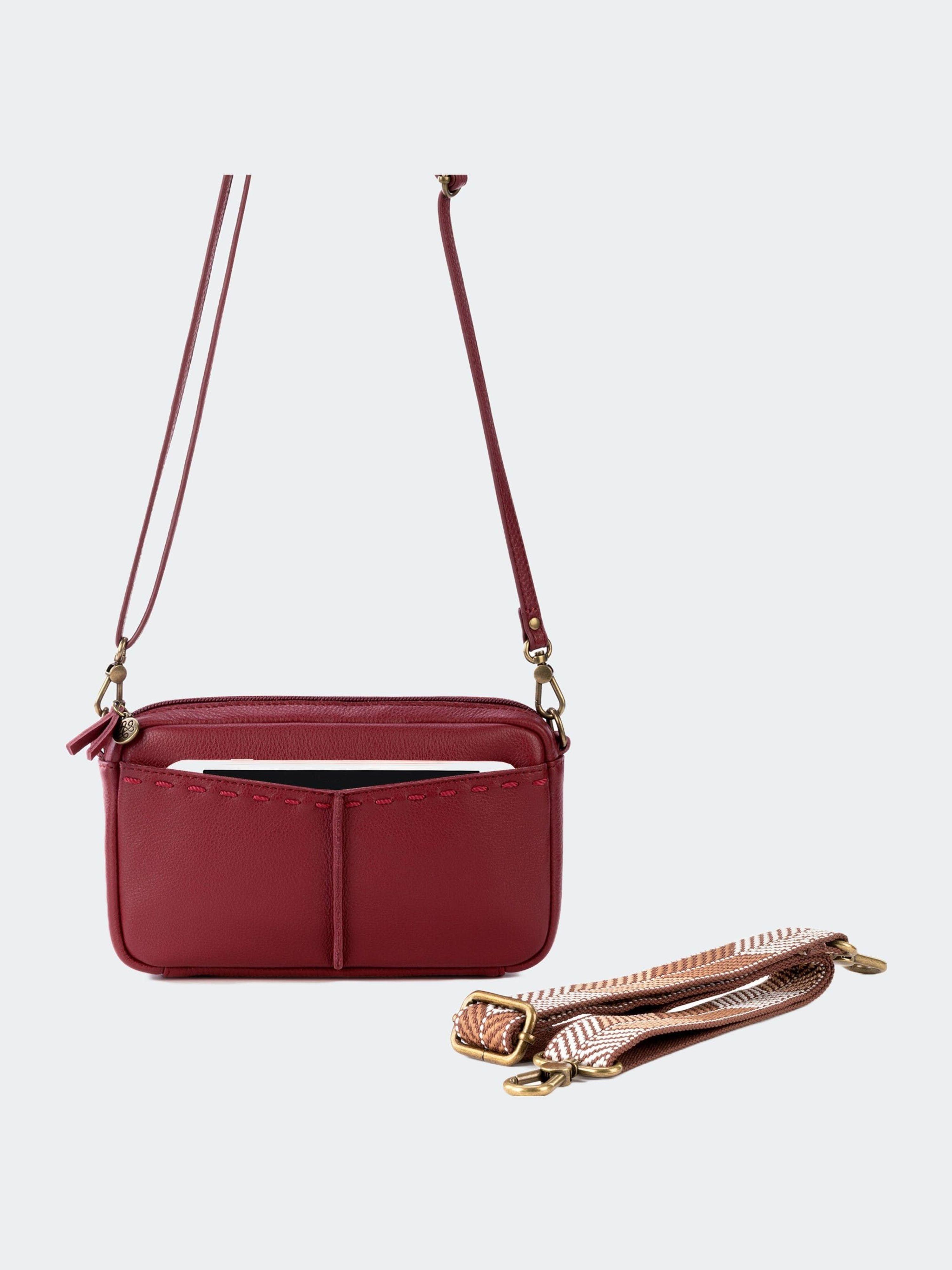 The Sak Cora Smartphone Crossbody Bag in Red Lyst