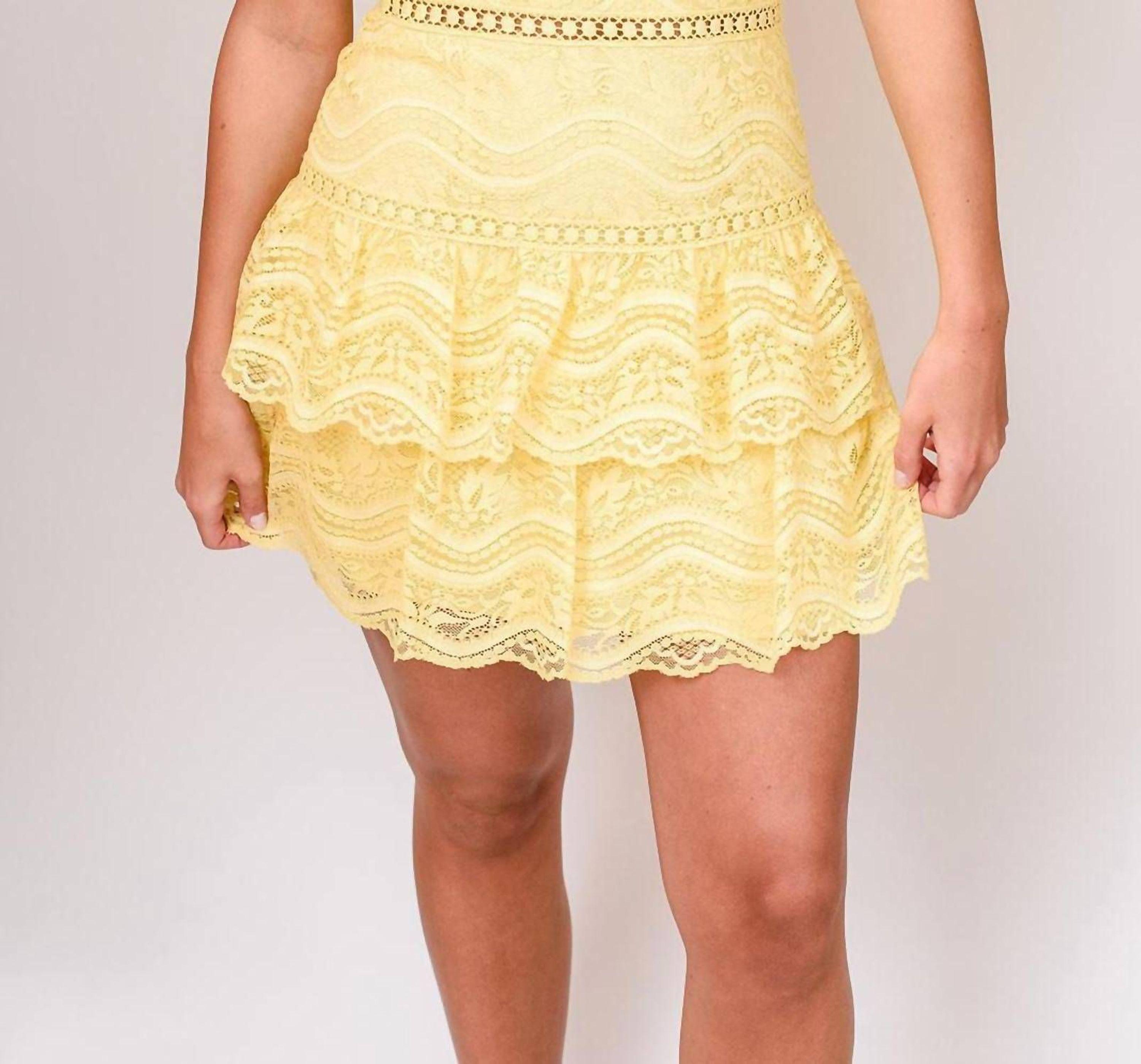 Saylor yellow clearance dress