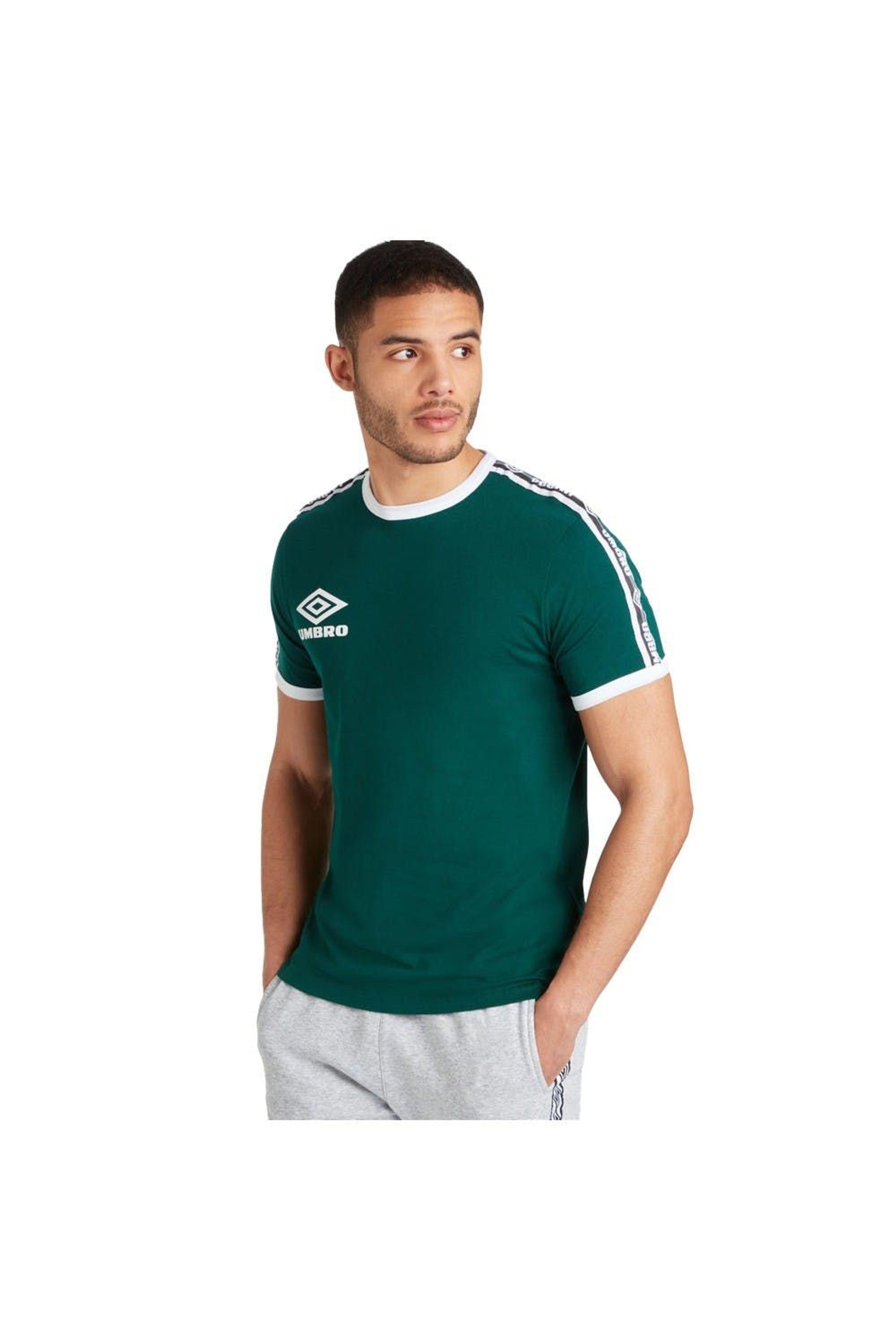Umbro Ringer T-shirt in Green for Men | Lyst