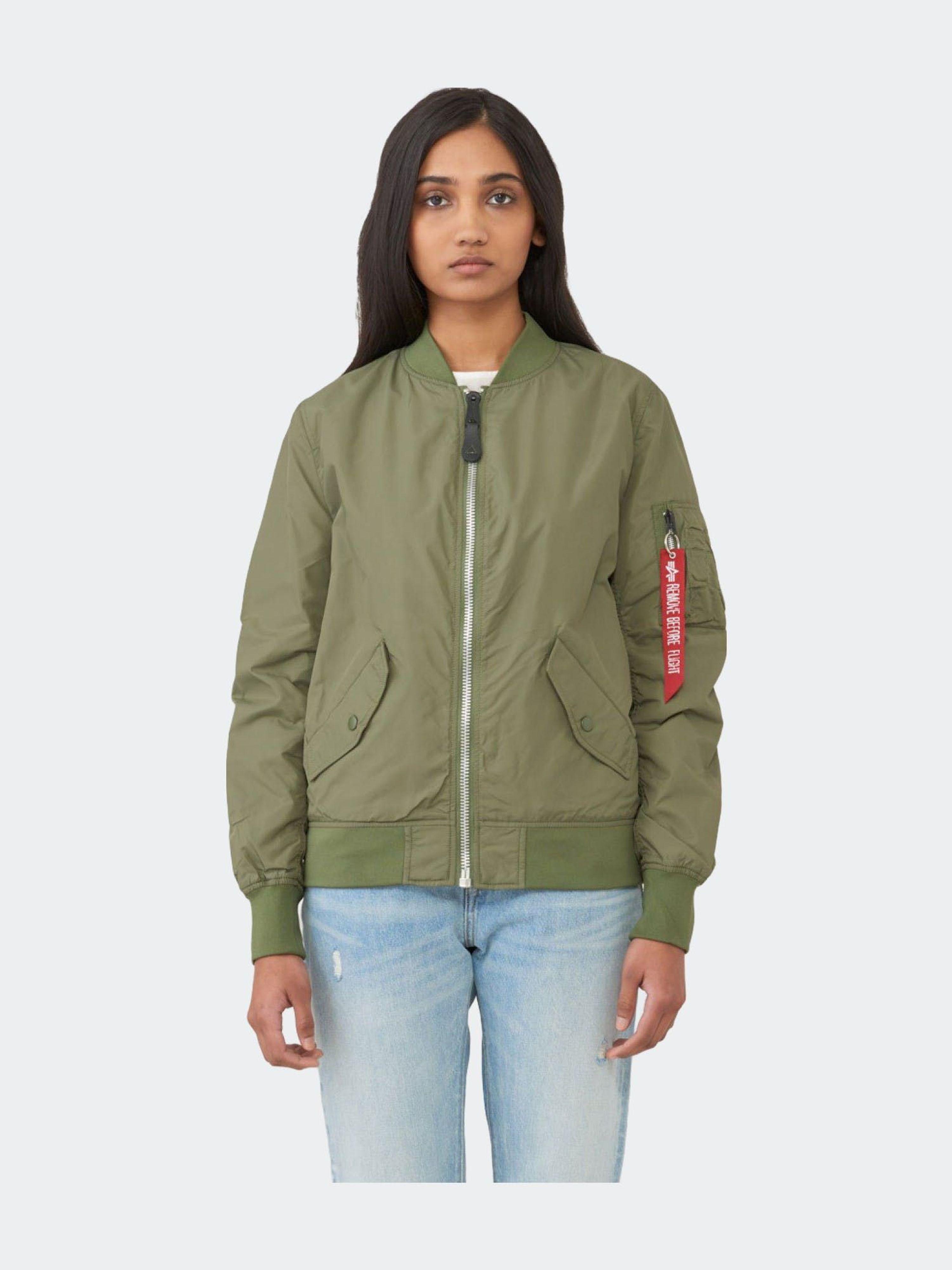 Alpha Industries L-2b Scout W Bomber Jacket in Green for Men | Lyst