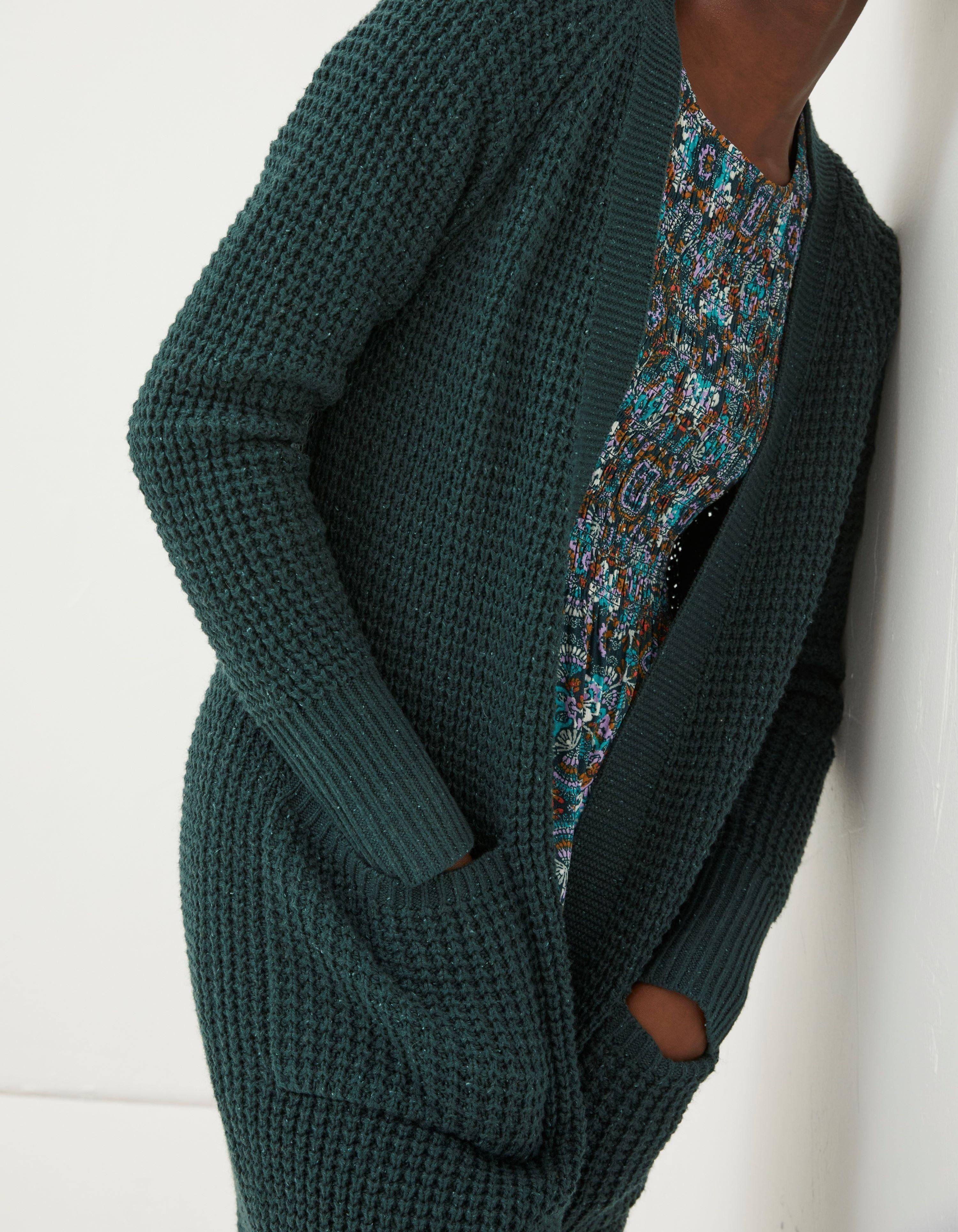 Fat face deals green cardigan