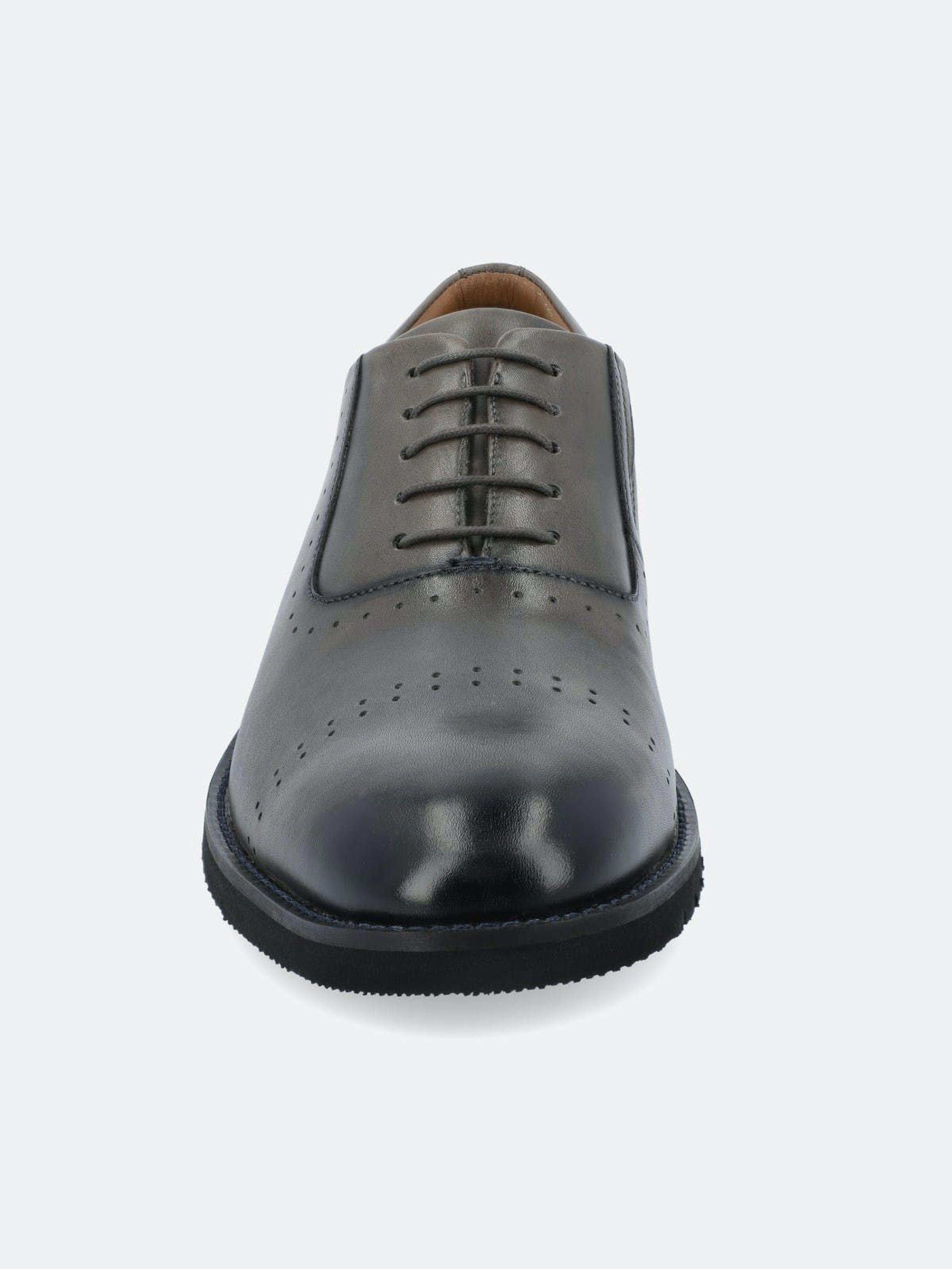 THOMAS AND VINE Morey Perforated Oxford Shoe in Gray for Men Lyst