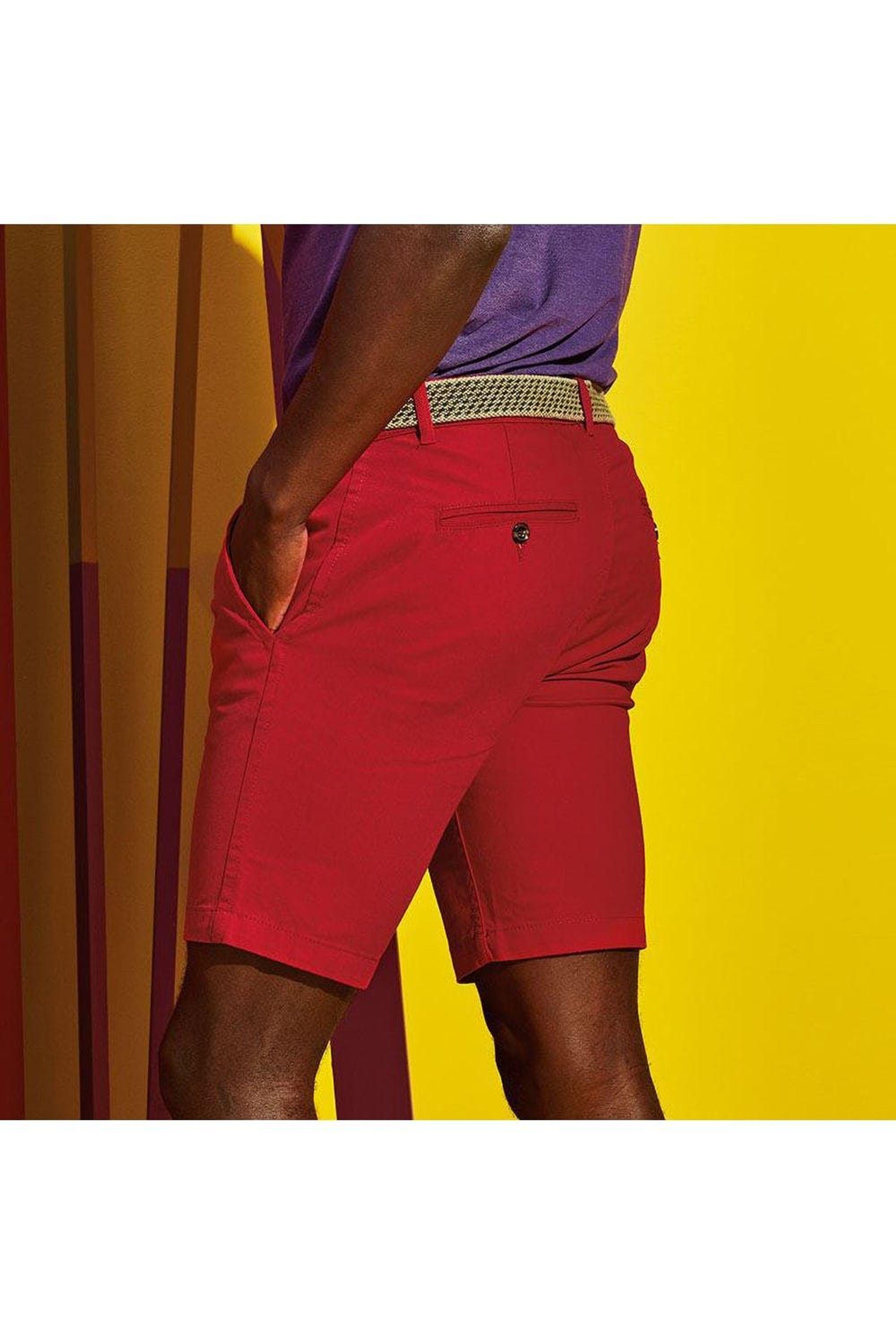 Asquith & Fox Casual Chino Shorts in Red for Men | Lyst